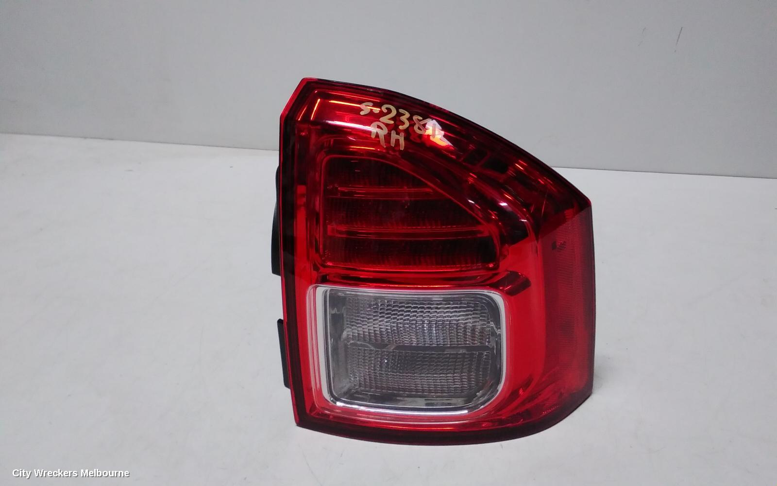 JEEP COMPASS RIGHT TAILLIGHT, MK, IN BODY, SMOKED BEZEL, 07/2013 - 12/2016