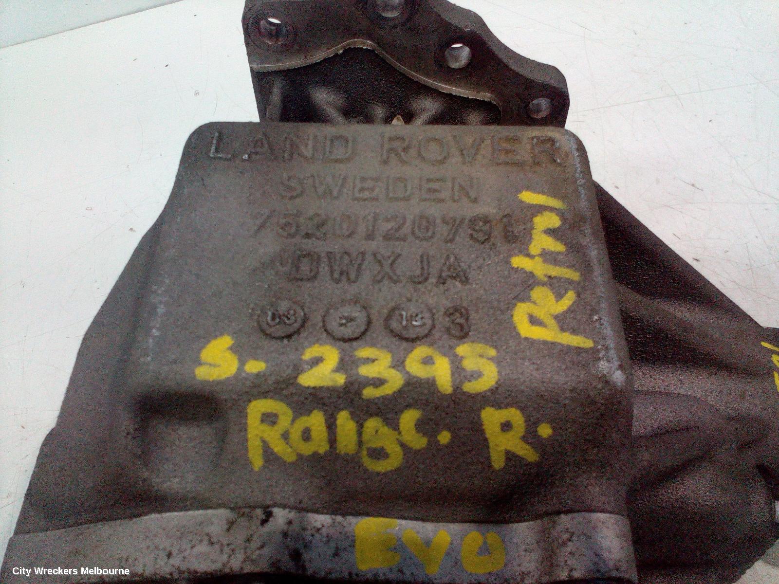LAND ROVER RANGEROVER EVOQUE TRANSFER CASE, AUTO, PETROL, 2.0, 6 SPEED, L538, 11/2011 - 02/2014