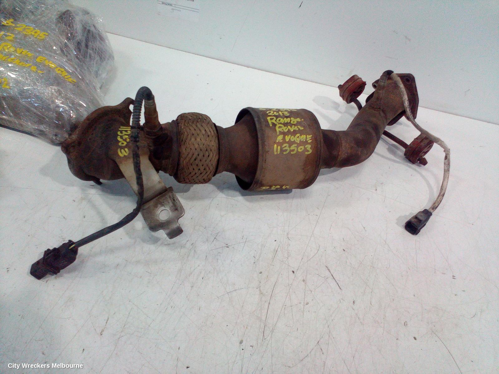 LAND ROVER RANGEROVER EVOQUE CATALYTIC CONVERTER, L538, 11/2011 - 01/2019