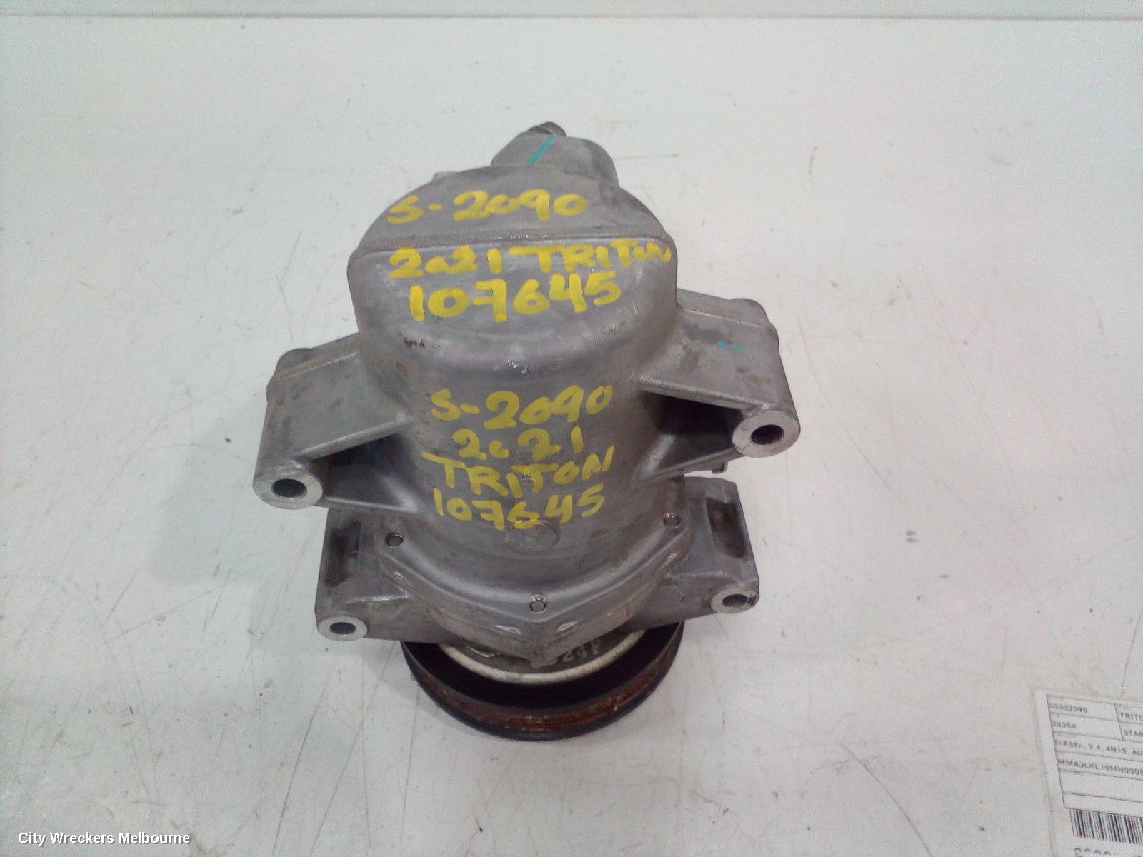 MITSUBISHI TRITON A/C COMPRESSOR, MQ-MR, 2.4, 4N15, DIESEL, 03/2015 ONWARDS