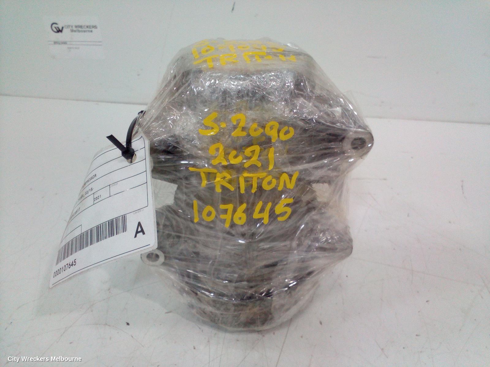 MITSUBISHI TRITON A/C COMPRESSOR, MQ-MR, 2.4, 4N15, DIESEL, 03/2015 ONWARDS
