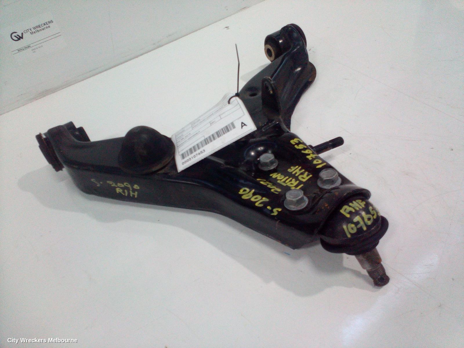 MITSUBISHI TRITON RIGHT FRONT LOWER CONTROL ARM, MQ-MR, 03/2015 - 10/2023