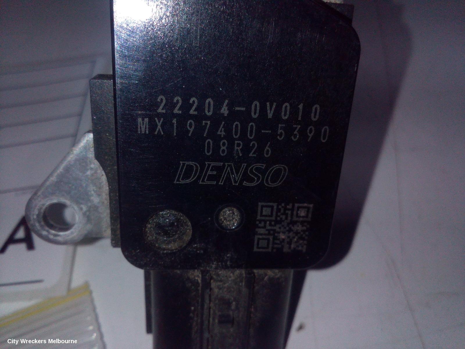TOYOTA KLUGER AIR FLOW METER, 3.5, 2GR-FE, GSU50/GSU55, 12/2013 - 11/2016