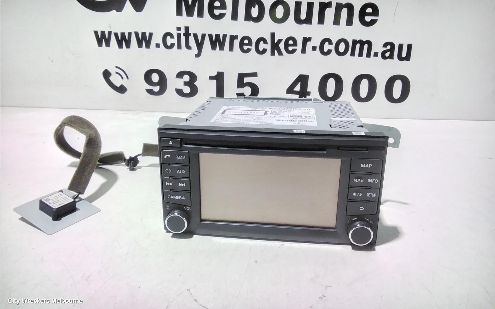 NISSAN PULSAR RADIO/CD/DVD/SAT/TV, SAT NAV, B17, 12/2012 - 12/2017