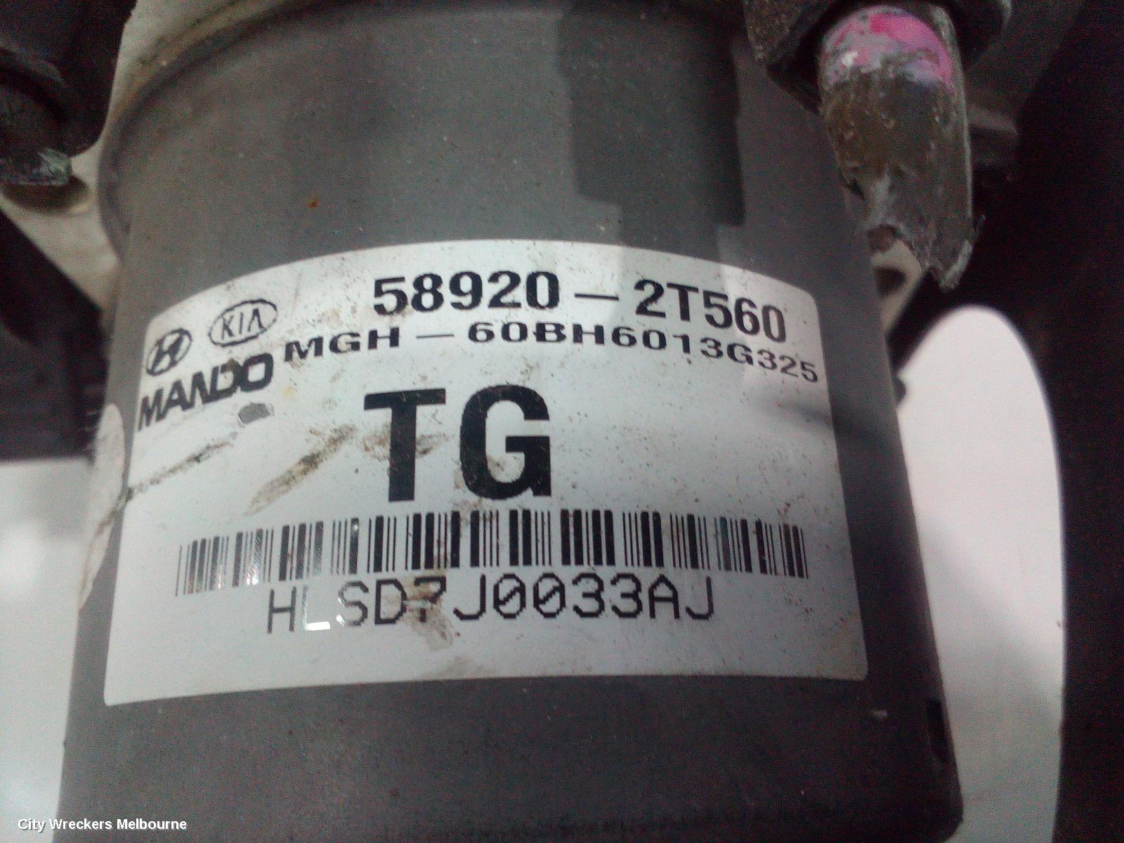 KIA OPTIMA ABS PUMP/MODULATOR, TF, 01/2011 - 08/2013