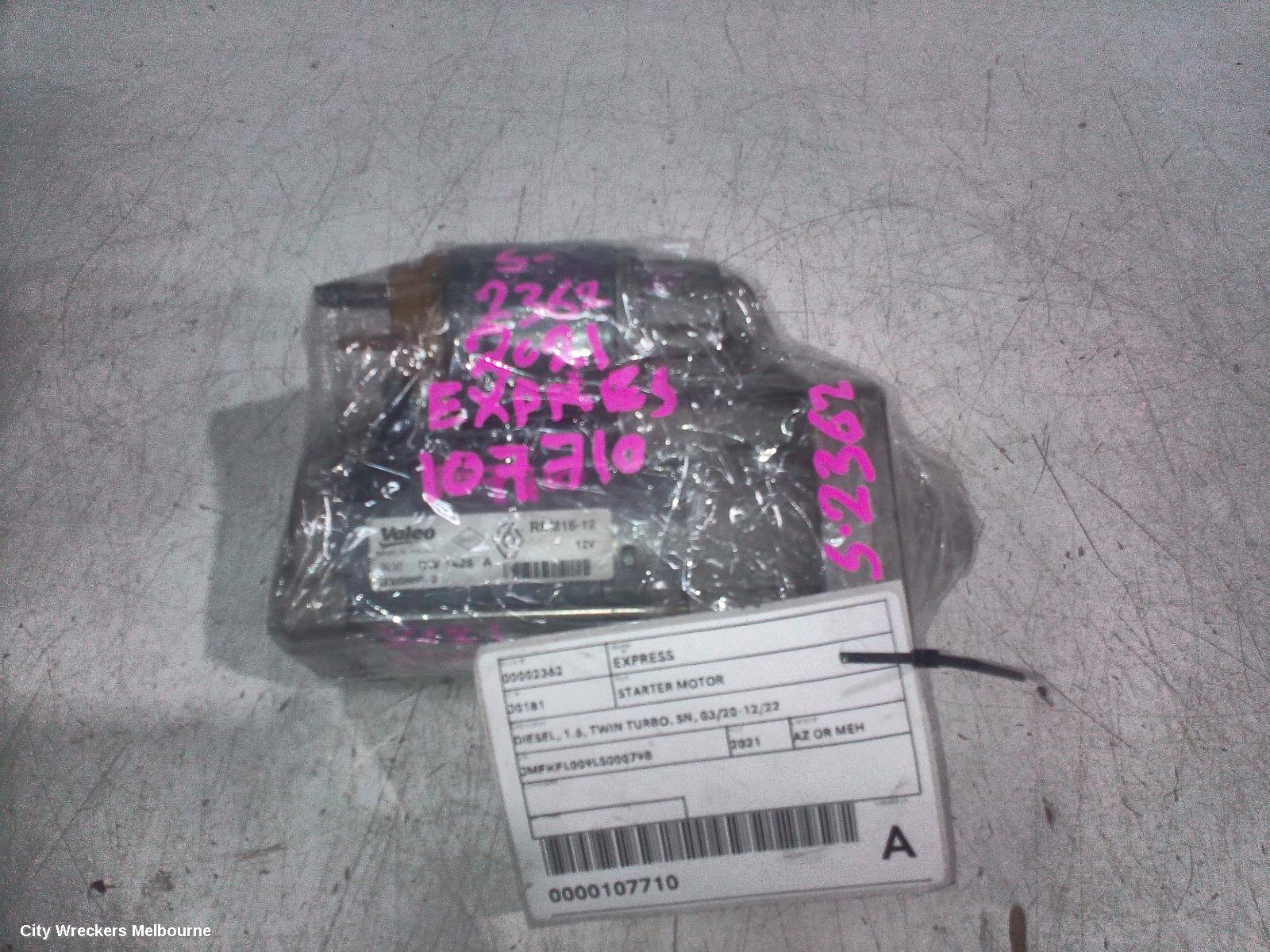 MITSUBISHI EXPRESS STARTER, DIESEL, 1.6, TWIN TURBO, SN, 03/2020 - 12/2022