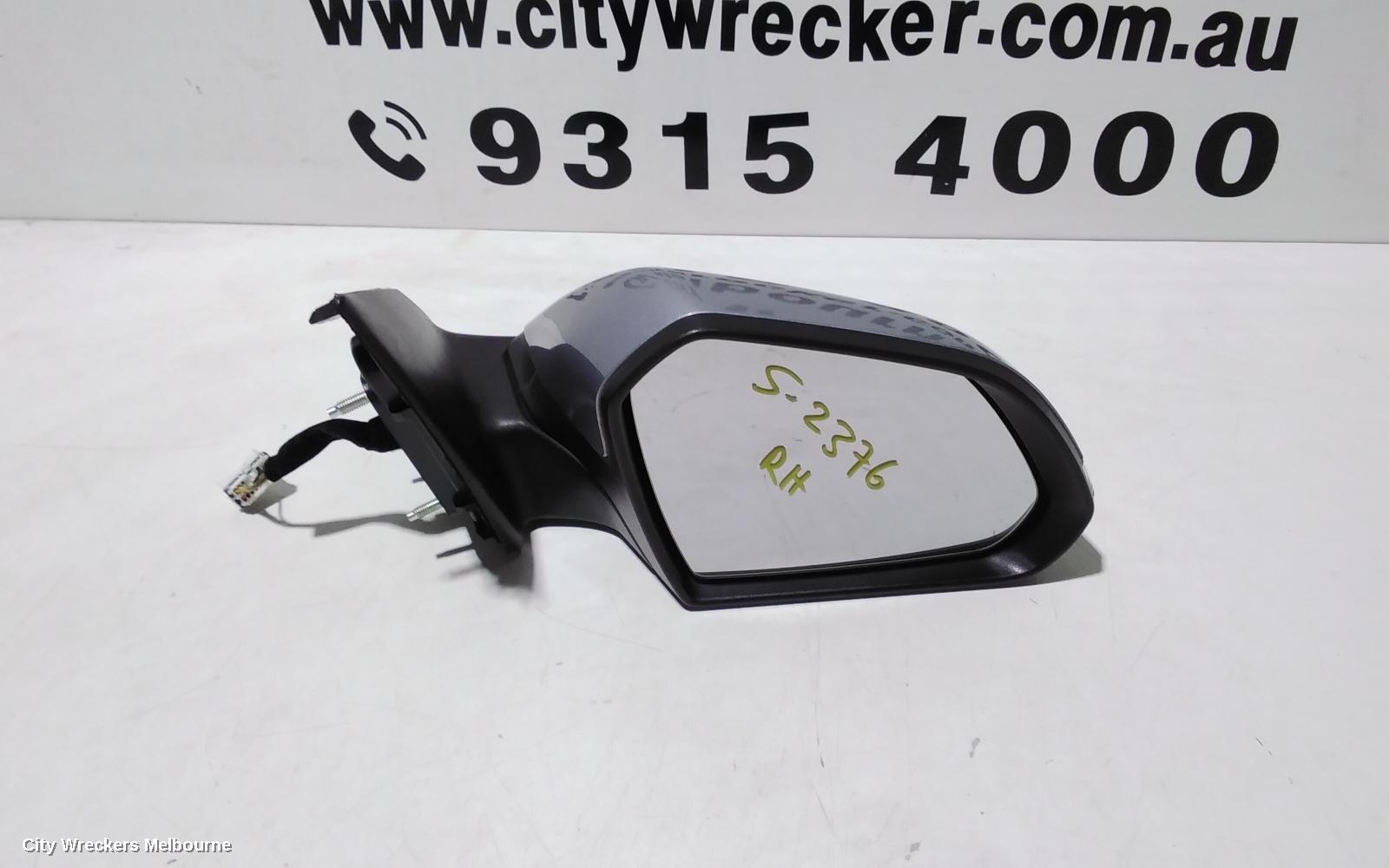 HYUNDAI SONATA RIGHT DOOR MIRROR, LF, COLOUR CODED, MANUAL FOLDING, 10/2014 - 01/2020