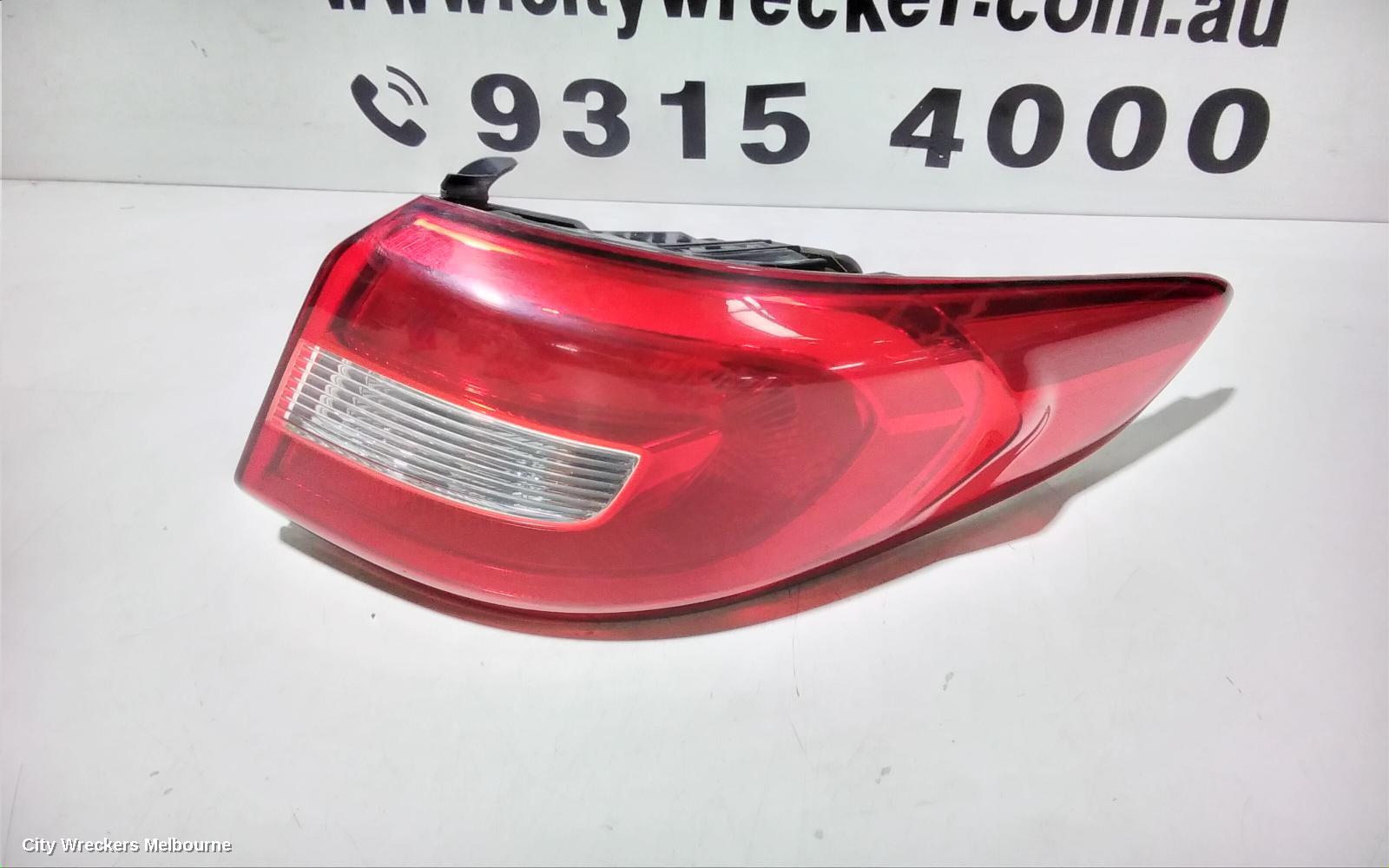 HYUNDAI SONATA RIGHT TAILLIGHT, LF, NON LED TYPE, 10/2014 - 07/2017