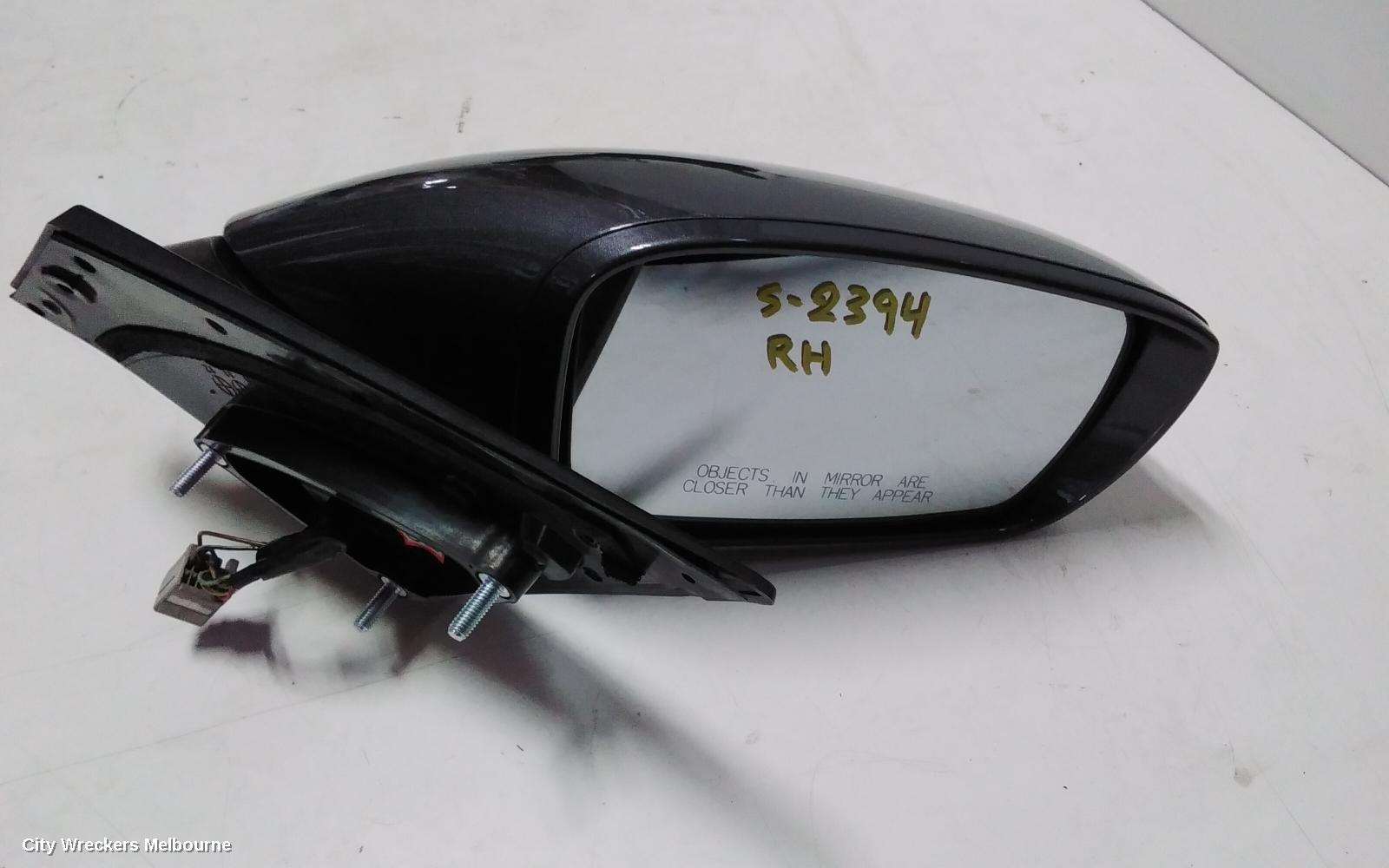 HYUNDAI I45 RIGHT DOOR MIRROR, YF, POWER FOLDING, W/ FLASHER TYPE, 02/2010 - 05/2013 (AUS ONLY)