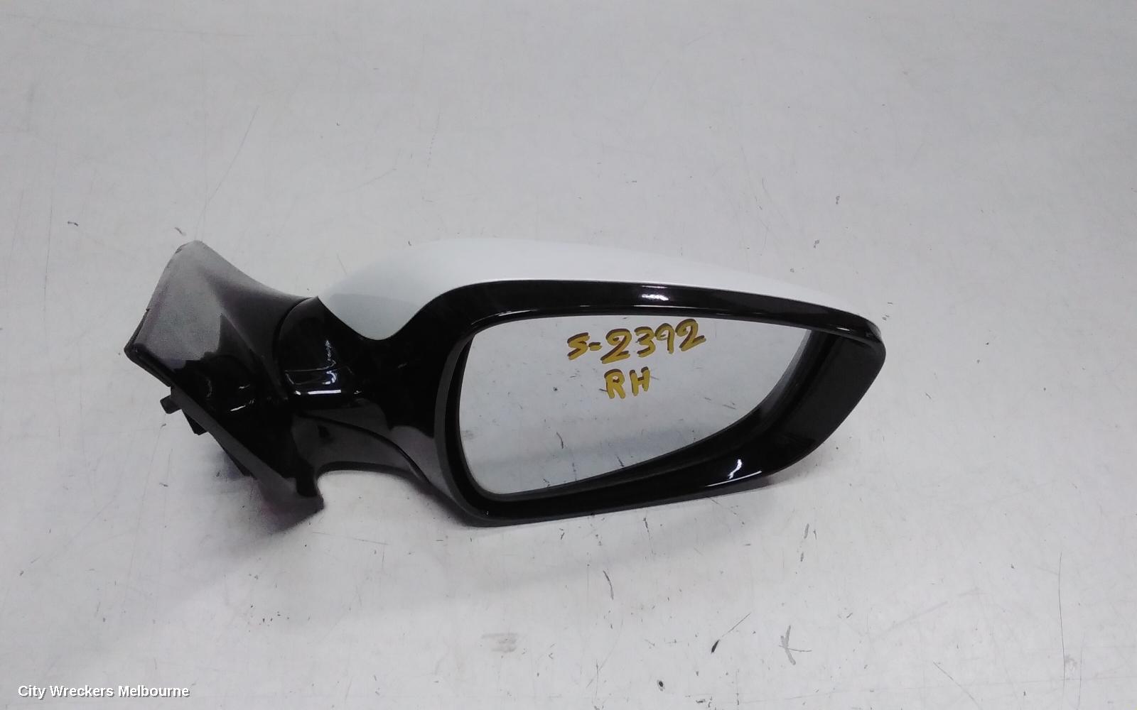 HYUNDAI VELOSTER RIGHT DOOR MIRROR, FS, POWER FOLDING, HEATED TYPE, 10/2011 - 02/2018