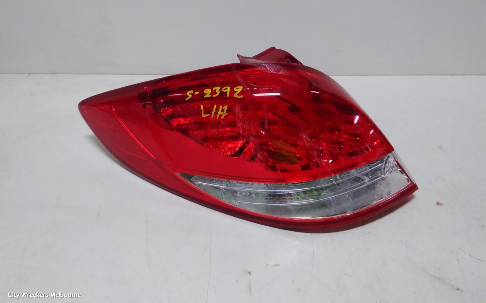 HYUNDAI VELOSTER LEFT TAILLIGHT, IN BODY, FS, LED TYPE, 12/2011 - 02/2018