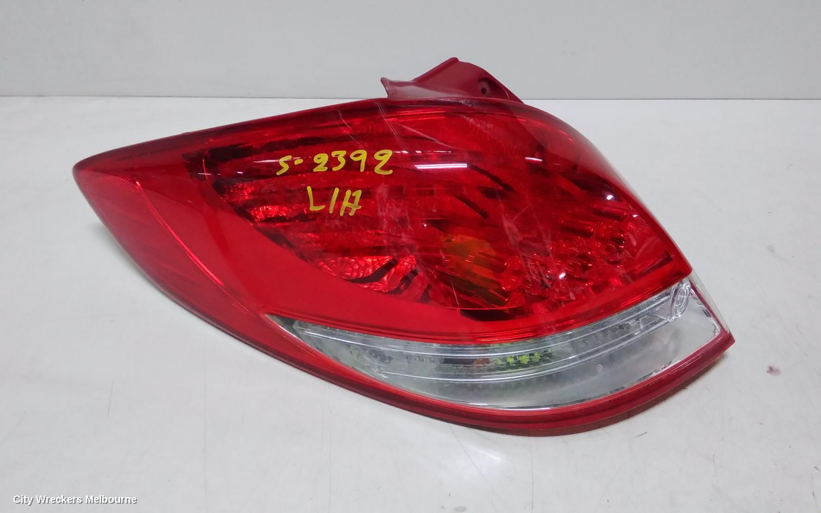 HYUNDAI VELOSTER LEFT TAILLIGHT, IN BODY, FS, LED TYPE, 12/2011 - 02/2018