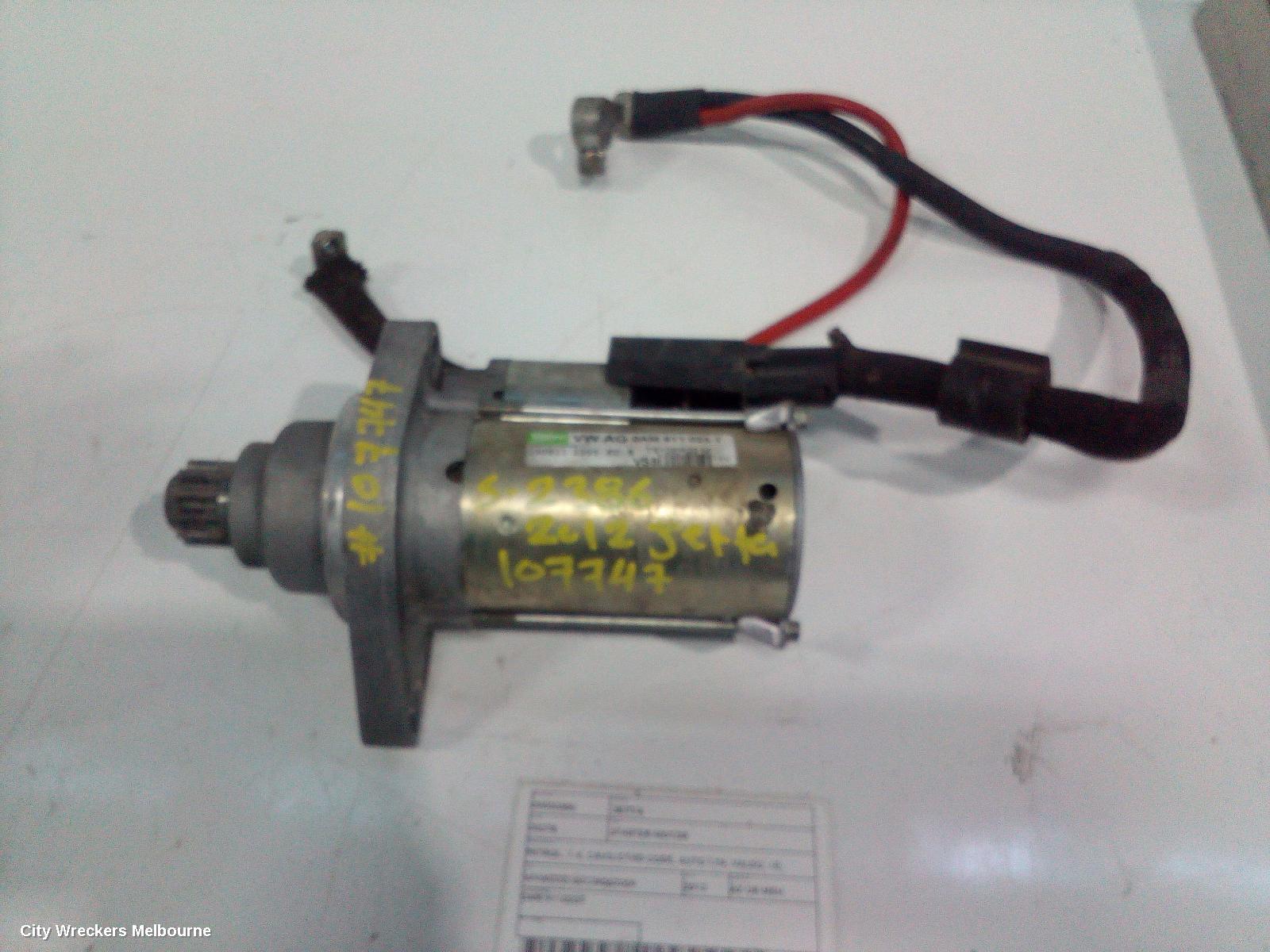 VOLKSWAGEN JETTA STARTER, PETROL, 1.4, CAVD/CTHD CODE, AUTO T/M, VALEO, 1B, 02/2011 - 12/2017