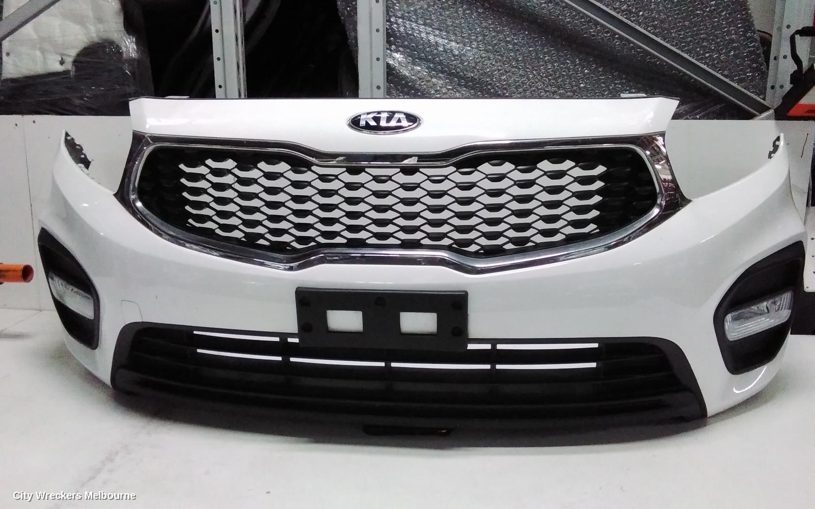 KIA RONDO FRONT BUMPER, RP, NON PARKING SENSOR, NON HEADLAMP WASHER TYPE, 06/2013 - 12/2018
