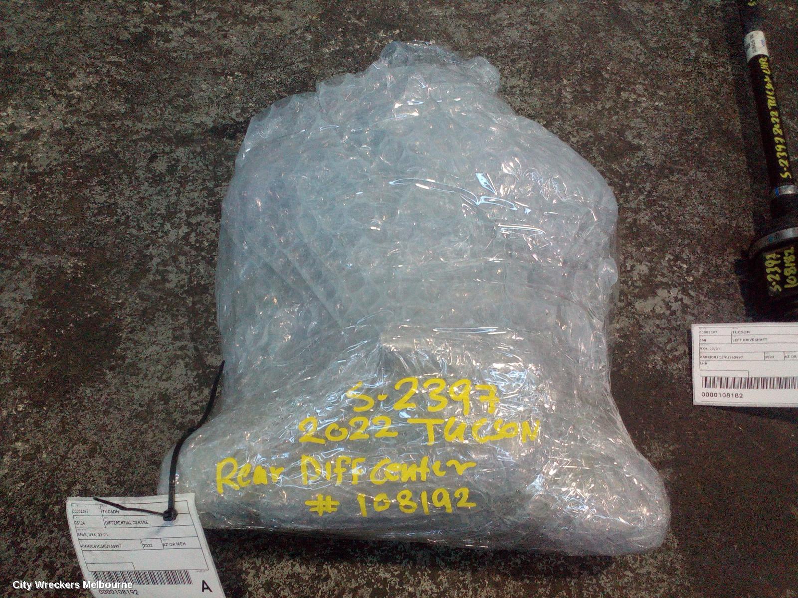 HYUNDAI TUCSON DIFFERENTIAL CENTRE, REAR, NX4, 02/2021 ONWARDS