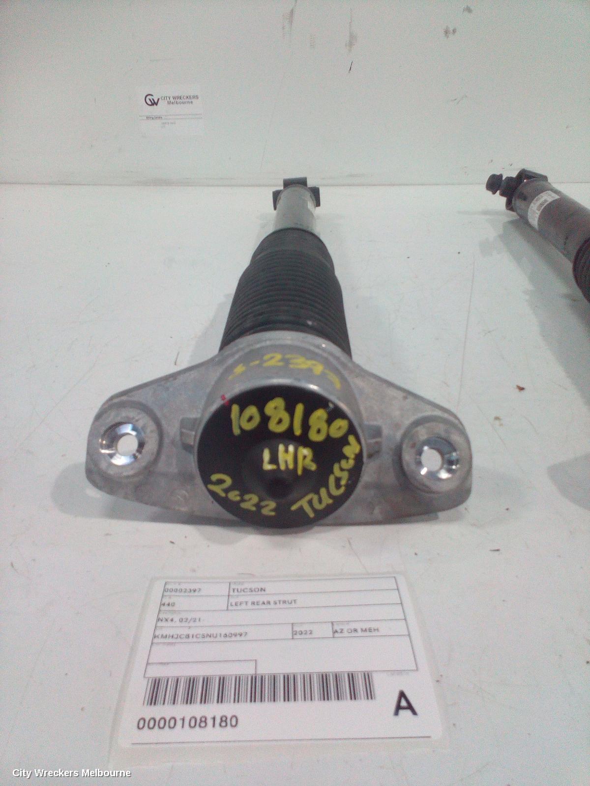 HYUNDAI TUCSON LEFT REAR STRUT, NX4, 02/2021 ONWARDS