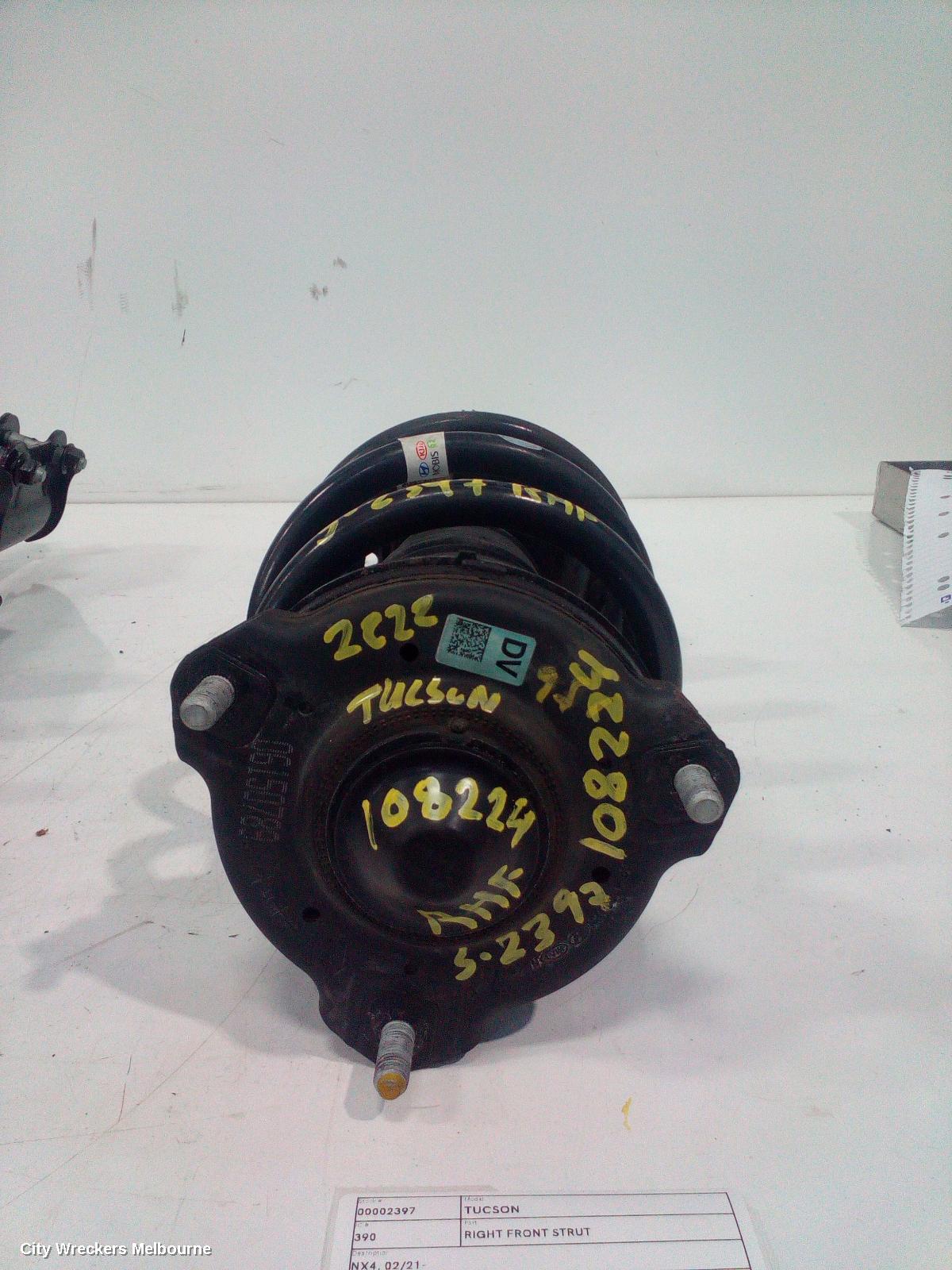 HYUNDAI TUCSON RIGHT FRONT STRUT, NX4, 02/2021 ONWARDS
