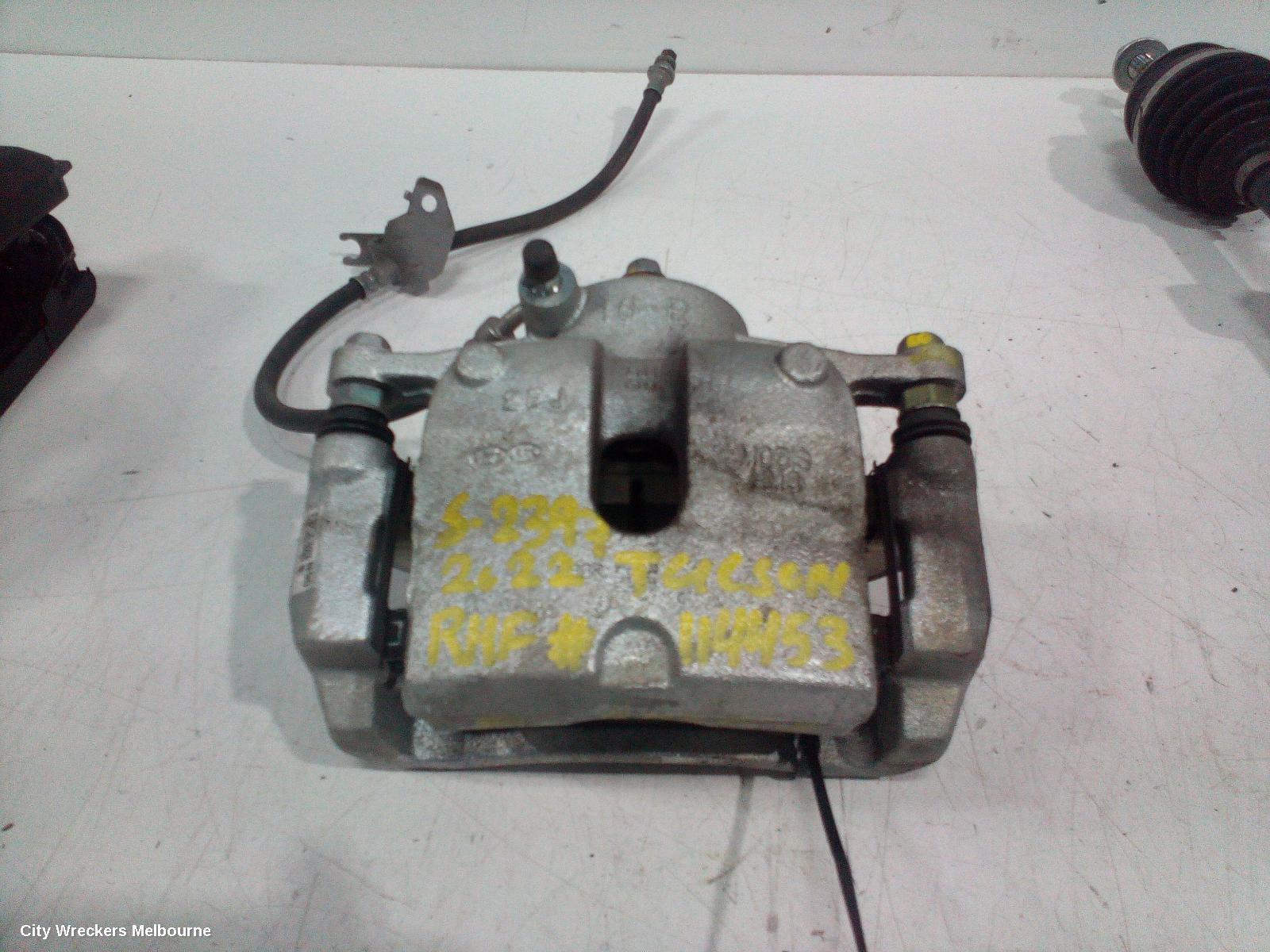HYUNDAI TUCSON CALIPER, RH FRONT, NX4, 02/2021 ONWARDS