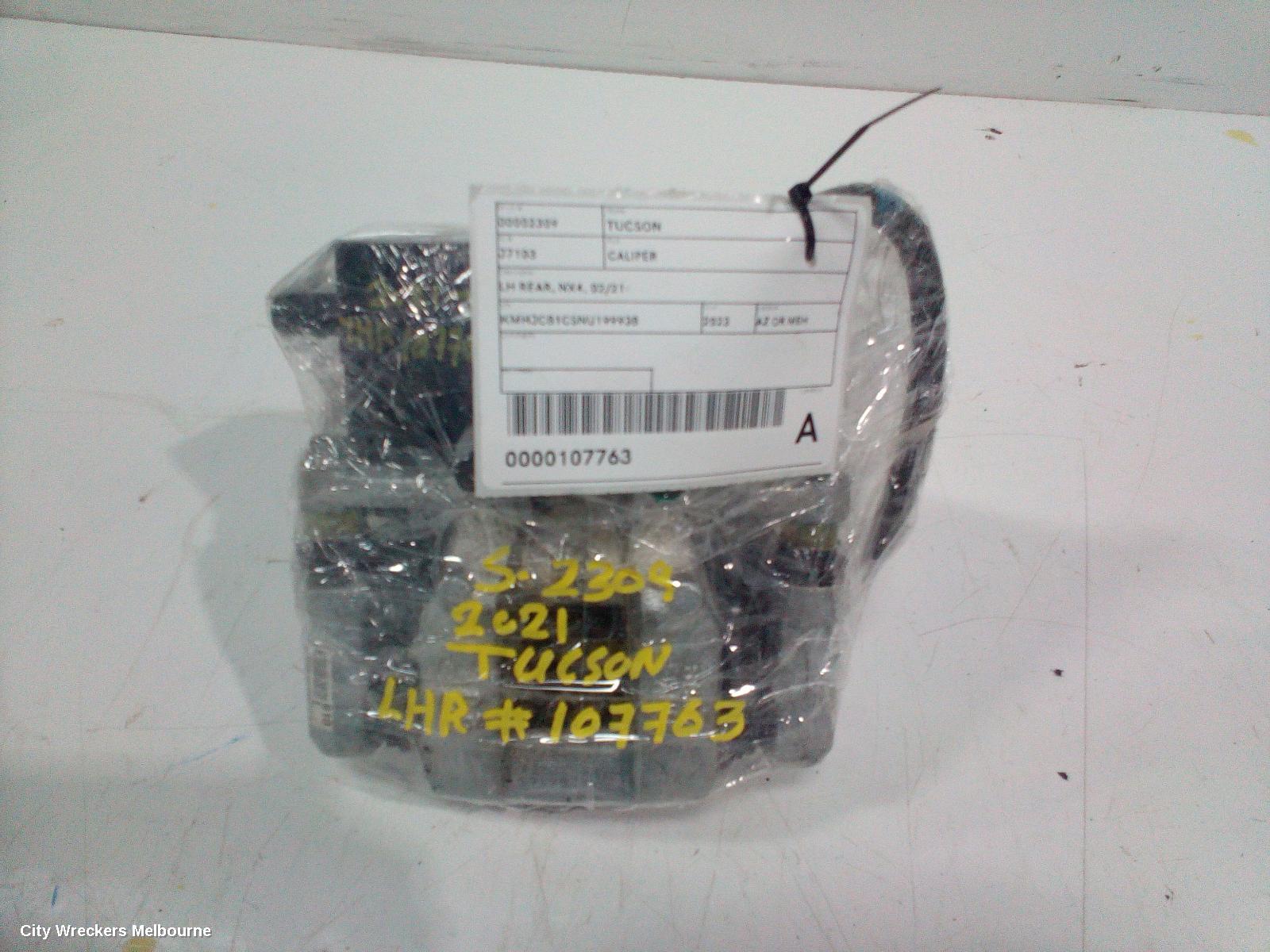 HYUNDAI TUCSON CALIPER, LH REAR, NX4, 02/2021 ONWARDS