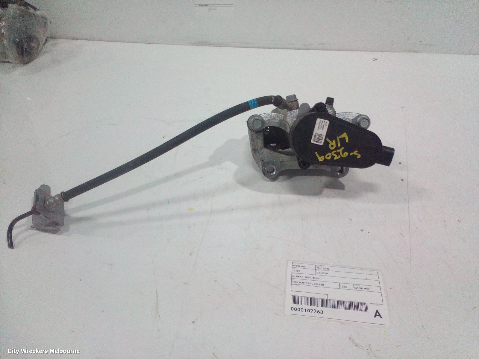 HYUNDAI TUCSON CALIPER, LH REAR, NX4, 02/2021 ONWARDS