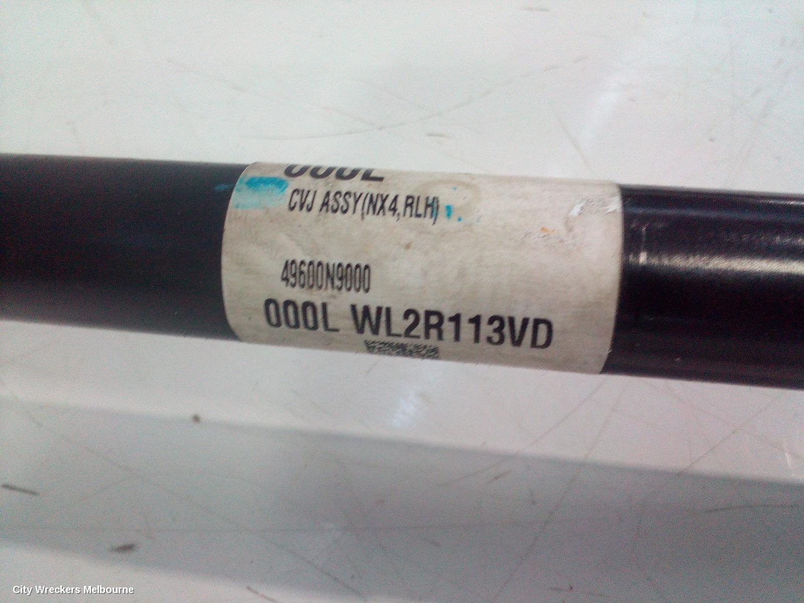 HYUNDAI TUCSON LEFT DRIVESHAFT, NX4, REAR, 02/2021 ONWARDS