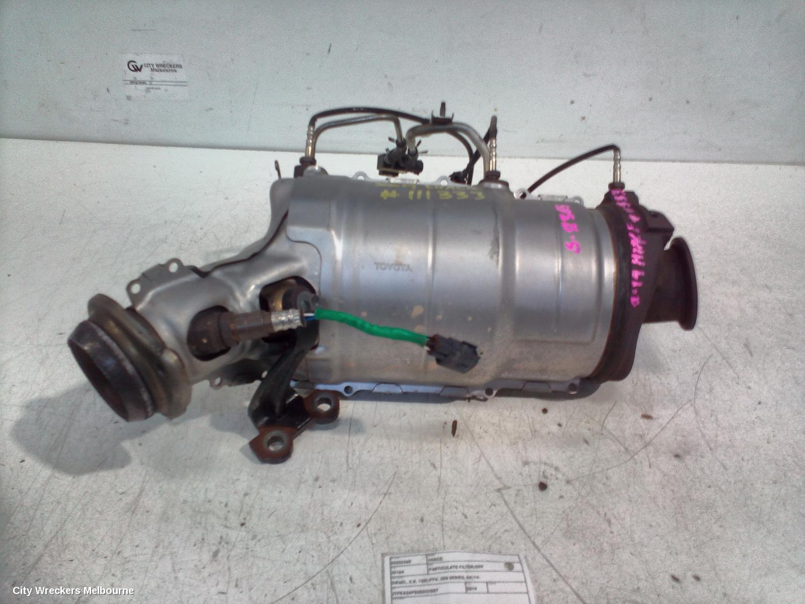 TOYOTA HIACE PARTICULATE FILTER/DPF, DIESEL, 2.8, 1GD-FTV, 300 SERIES, 04/2019 ONWARDS