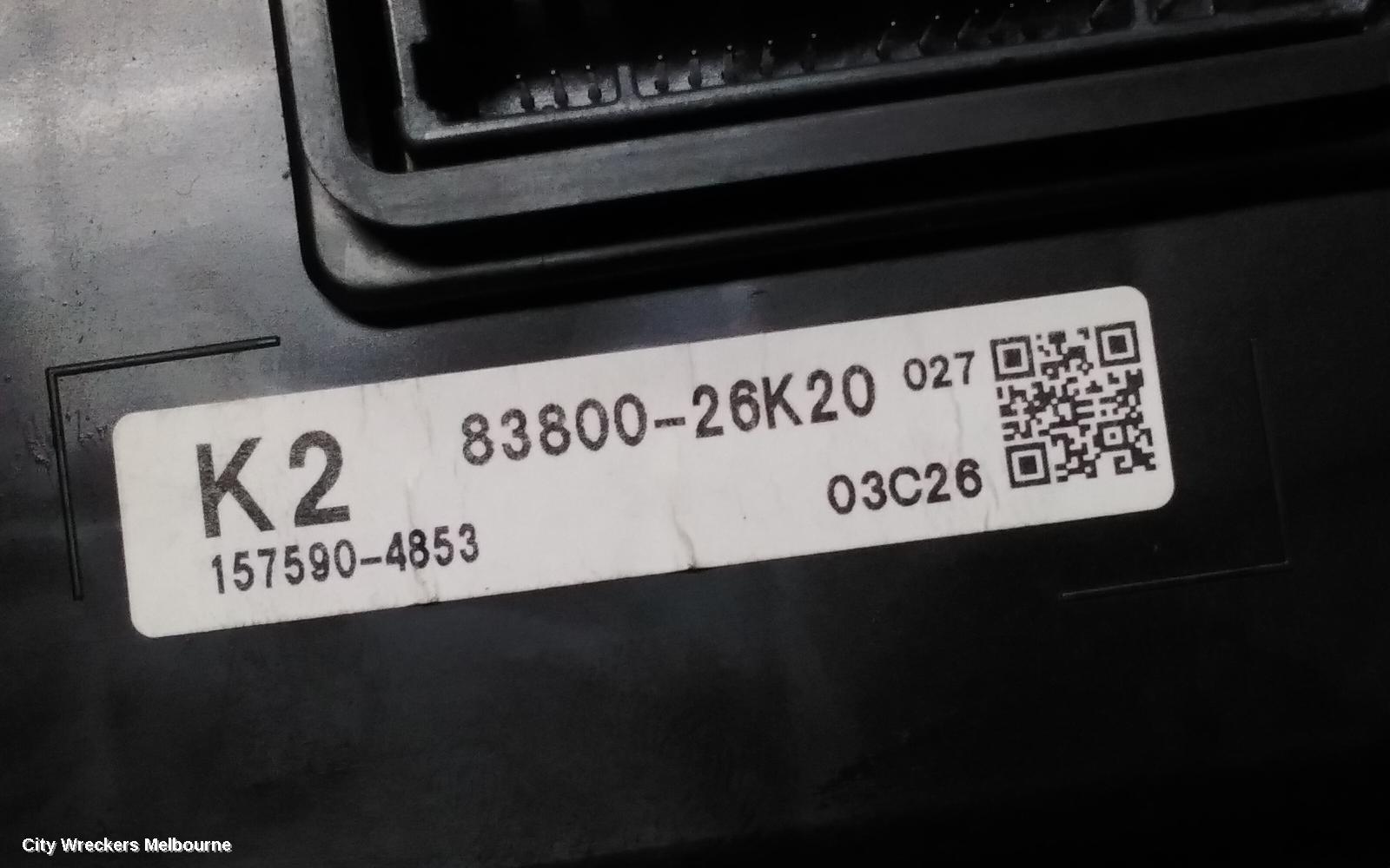 TOYOTA HIACE INSTRUMENT CLUSTER, DIESEL, MANUAL T/M, 300 SERIES, 04/2019 ONWARDS