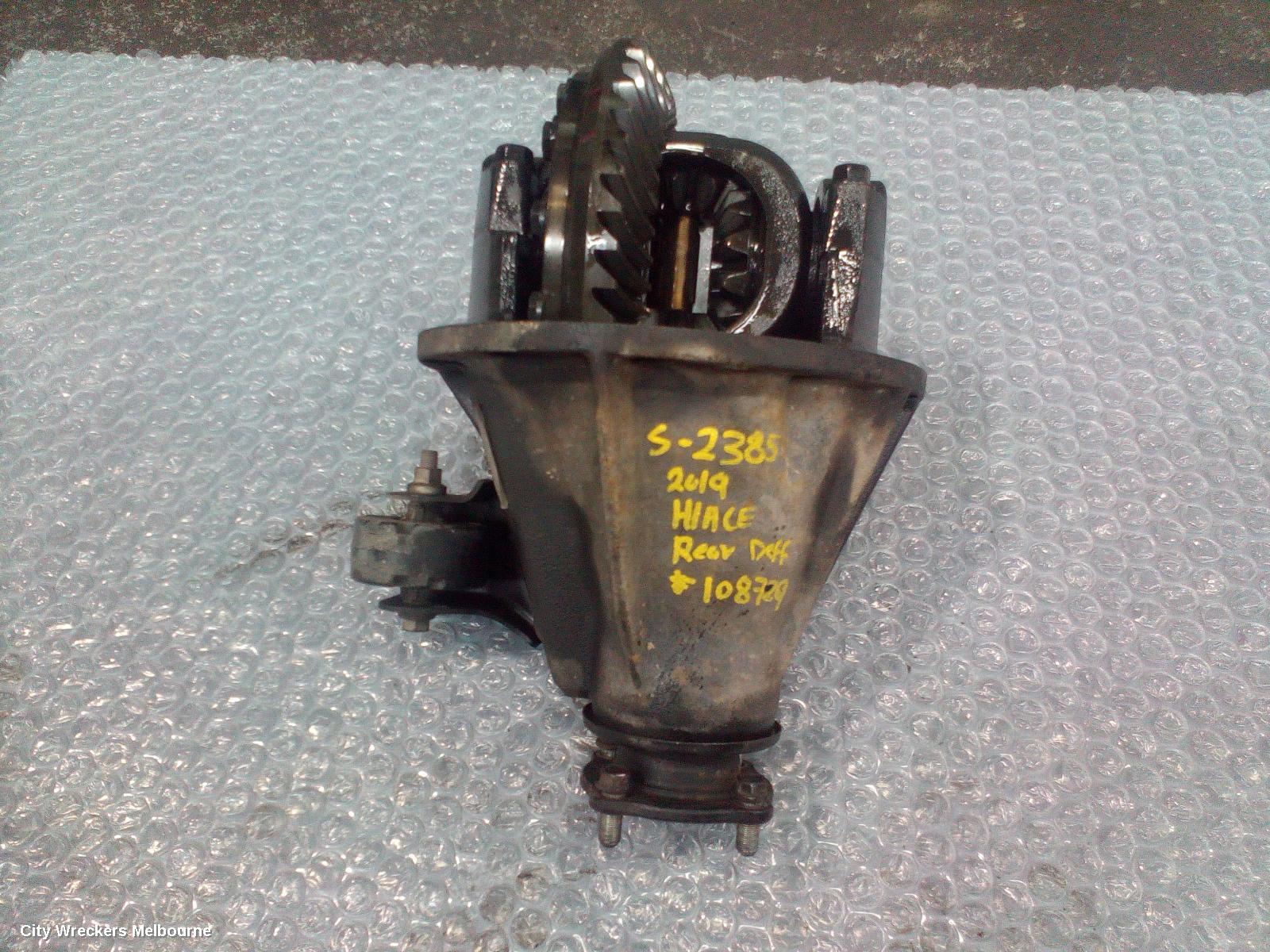 TOYOTA HIACE DIFFERENTIAL CENTRE, REAR, DIESEL, 300 SERIES, 3.727 RATIO, 02/2019 ONWARDS