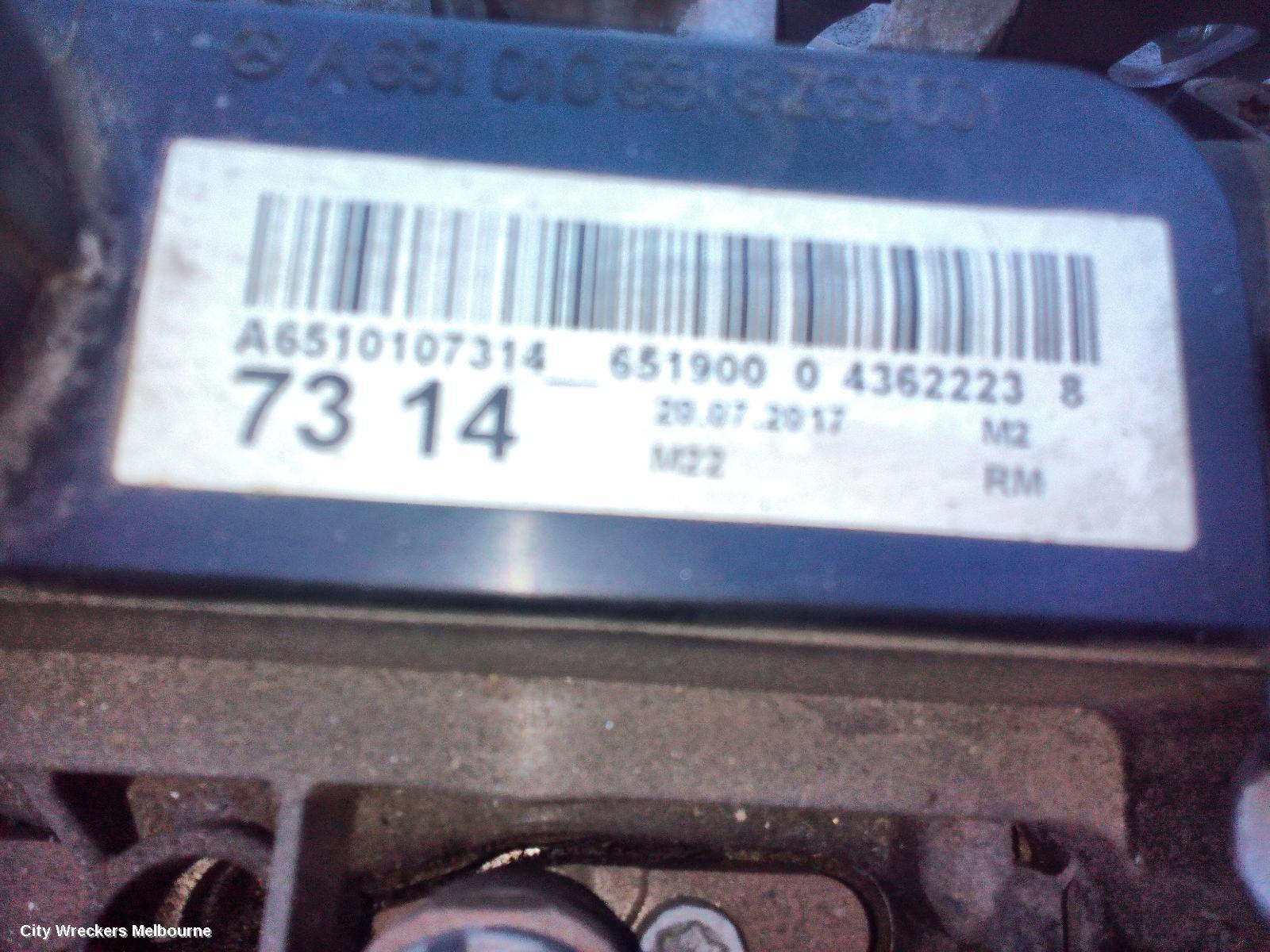 MERCEDES VITO ENGINE, DIESEL, 2.1, TURBO, 447, 651.950 CODE, 03/2015 - 03/2022-02/2022