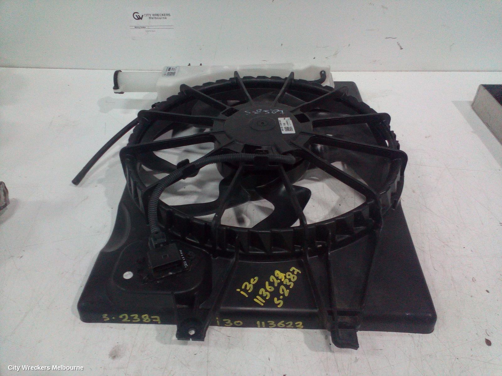 HYUNDAI I30 FAN, RADIATOR FAN ASSY, 2.0, G4NC, PETROL, PD, HATCH (S. KOREA VIN KMHH), 03/2017 ONWARDS