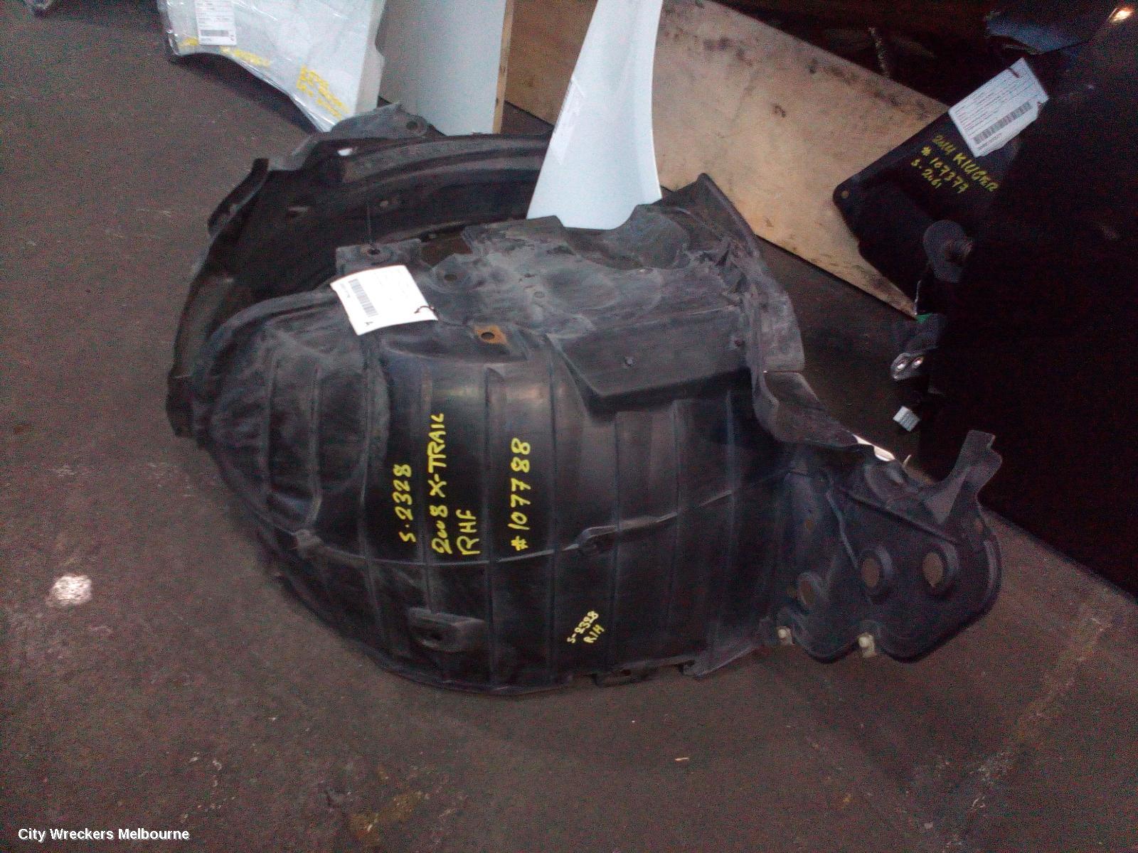 NISSAN XTRAIL RIGHT GUARD LINER, T31, PETROL, 09/2007 - 12/2013