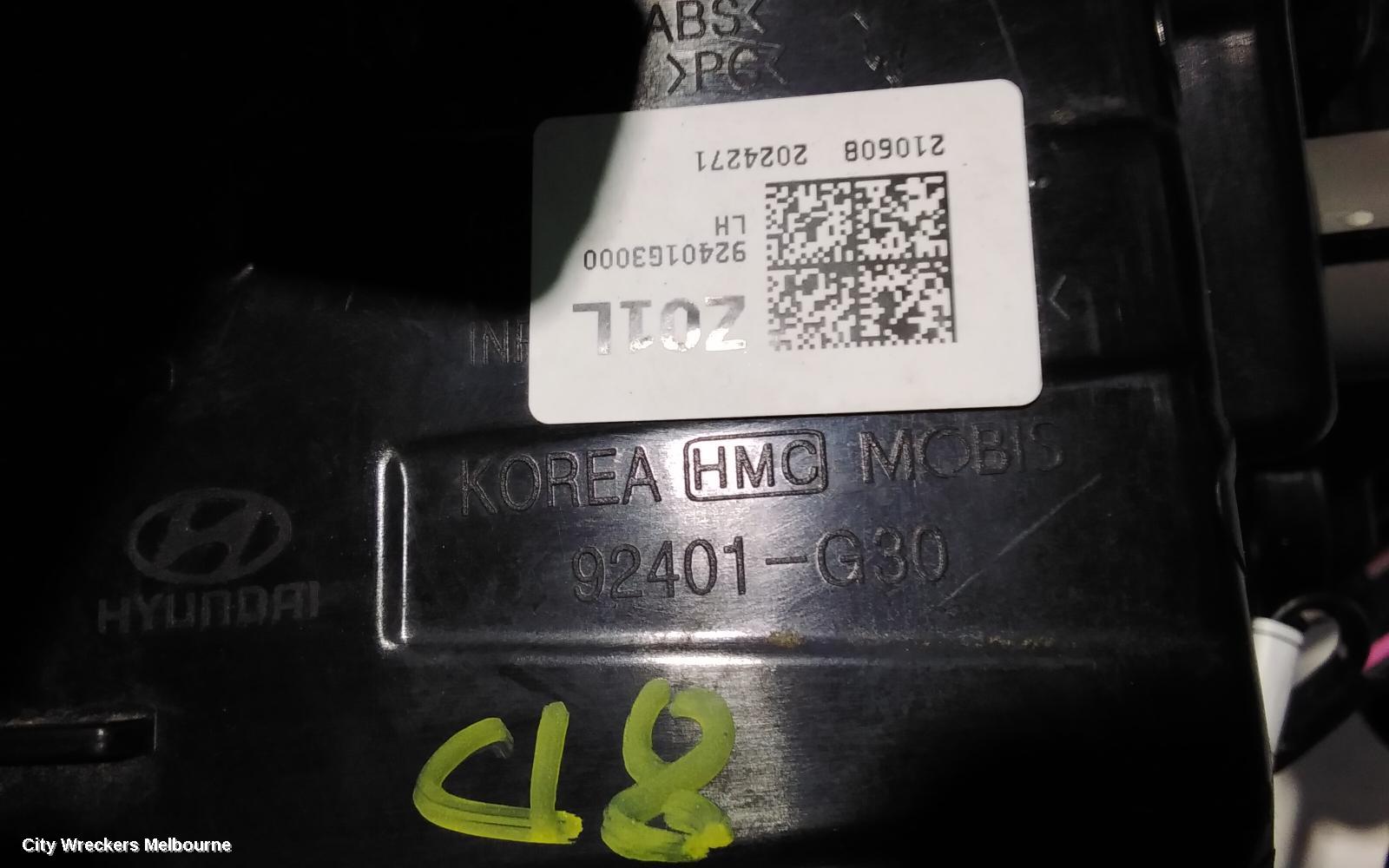 HYUNDAI I30 LEFT TAILLIGHT, IN BODY, PD, LED TYPE, HATCH (S.KOREA VIN KMHH), GO/ACTIVE/ELITE/SR, 03/2017 - 12/2023