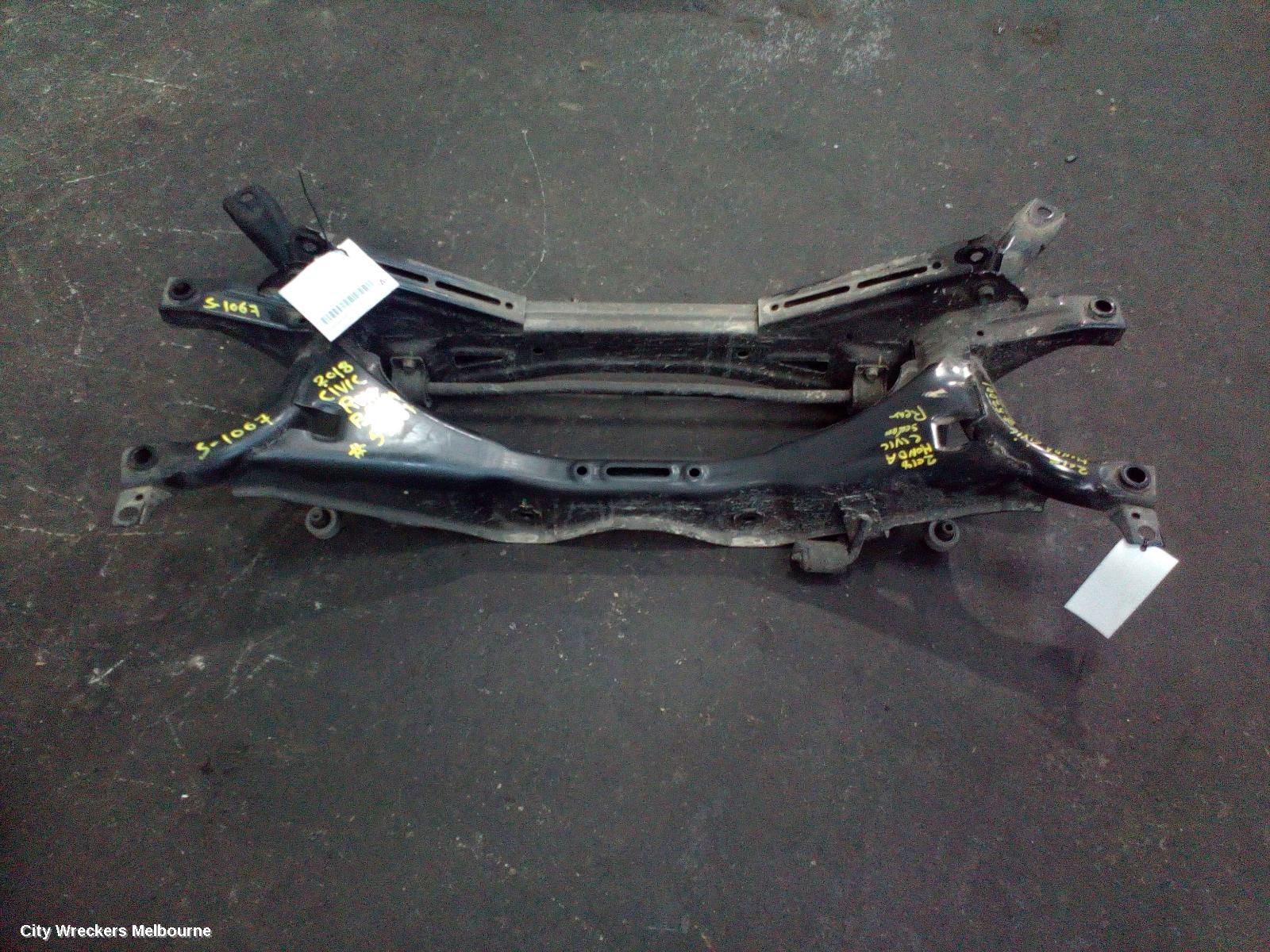 HONDA CIVIC R BEAM/CRADLE/XMEMBR, 10TH GEN, 05/2016 - 08/2021