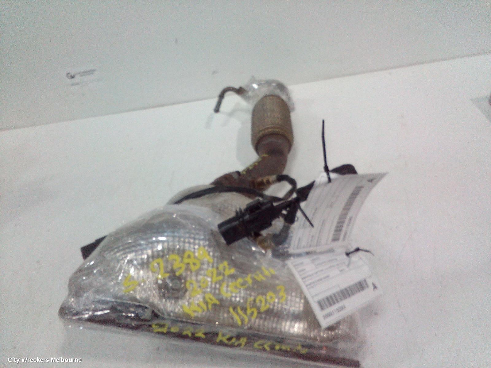 KIA CERATO CATALYTIC CONVERTER, MANIFOLD-CAT TYPE, 2.0, PETROL, BD, 04/2018 ONWARDS