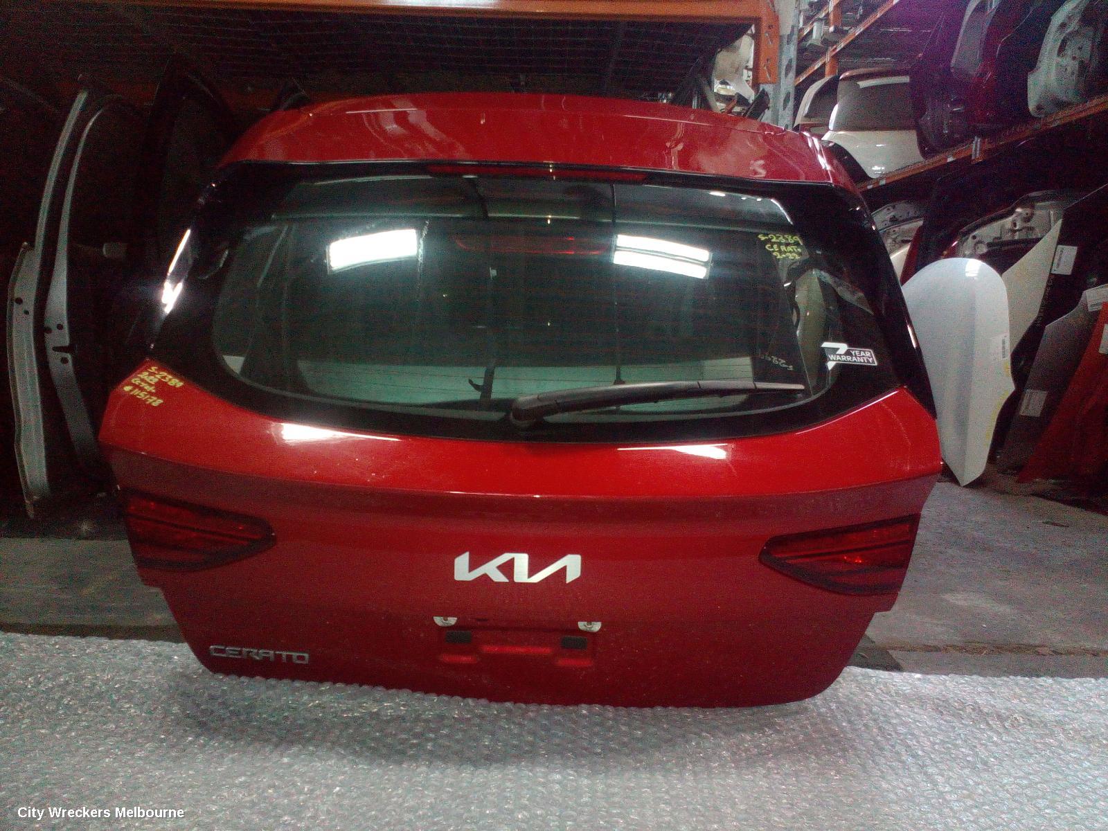 KIA CERATO BOOTLID/TAILGATE, TAILGATE, BD, HATCH, 09/2018 ONWARDS