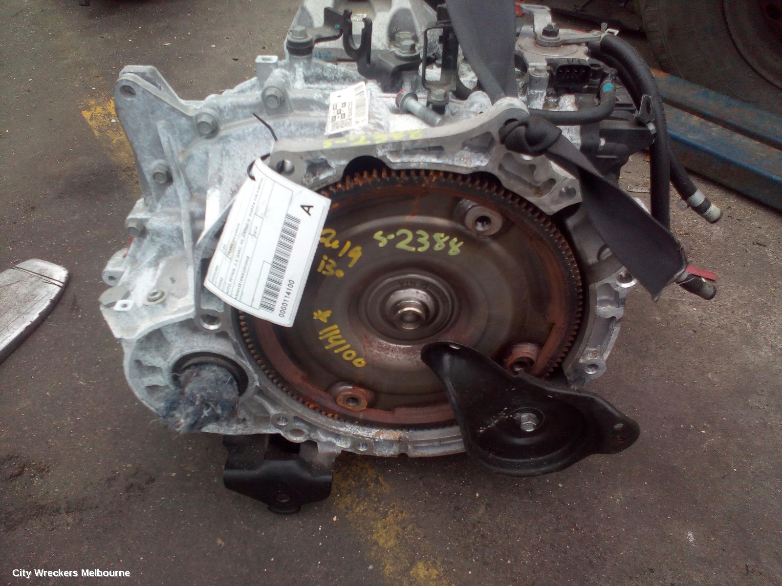 HYUNDAI I30 TRANS/GEARBOX, AUTO, PETROL, 2.0, G4NC, PD, HATCH (S. KOREA VIN KMHH), 6 SPEED, 03/2017 ONWARDS