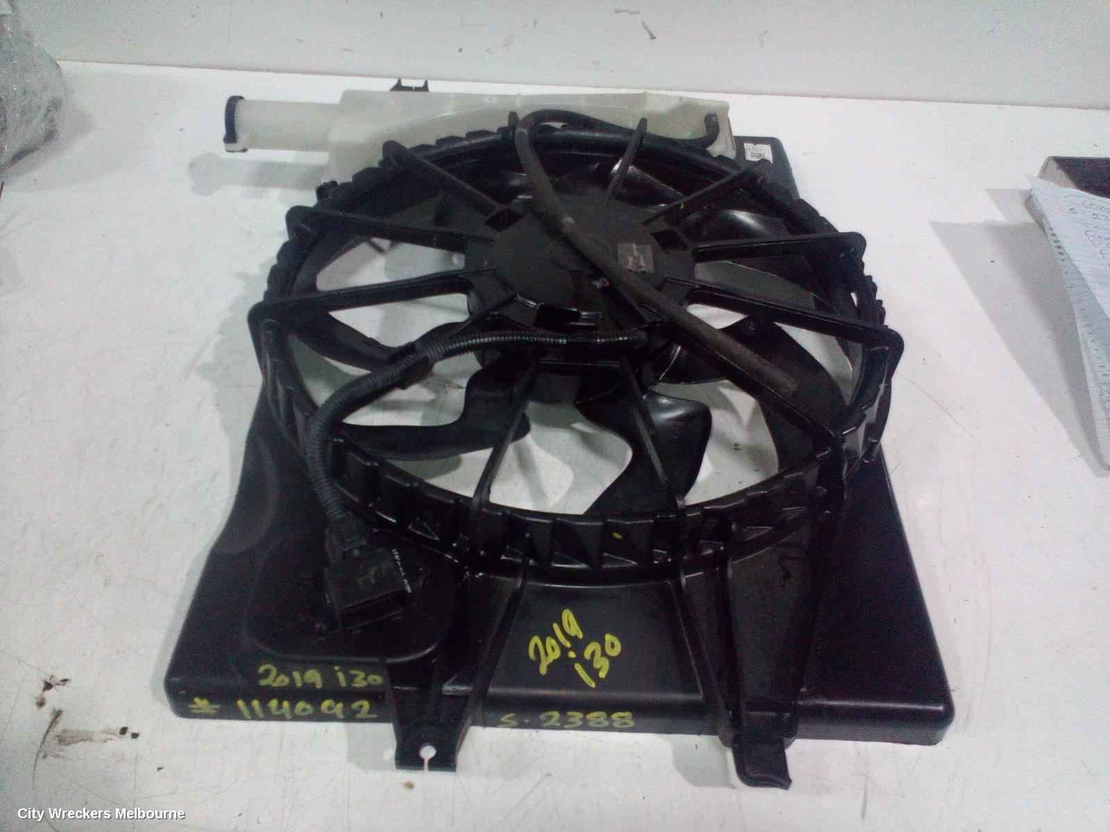 HYUNDAI I30 FAN, RADIATOR FAN ASSY, 2.0, G4NC, PETROL, PD, HATCH (S. KOREA VIN KMHH), 03/2017 ONWARDS