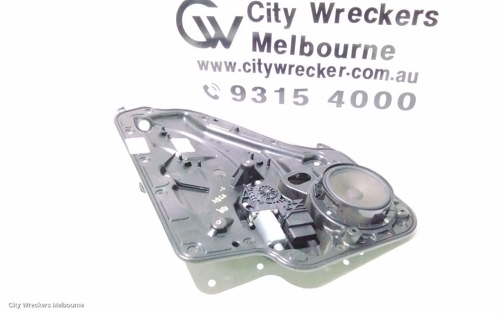 VOLKSWAGEN GOLF RIGHT REAR WND REG/MOTOR, GEN 6, HATCH, 10/2008 - 03/2013
