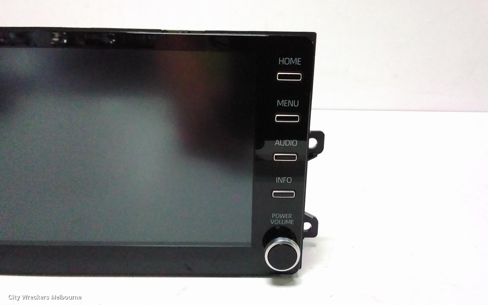 TOYOTA KLUGER RADIO/CD/DVD/SAT/TV, HEAD UNIT, W/ DISPLAY UNIT, 8IN TOUCHSCREEN, W/ SAT NAV TYPE, XU70 SERIES, 03/2021 - 07/2022