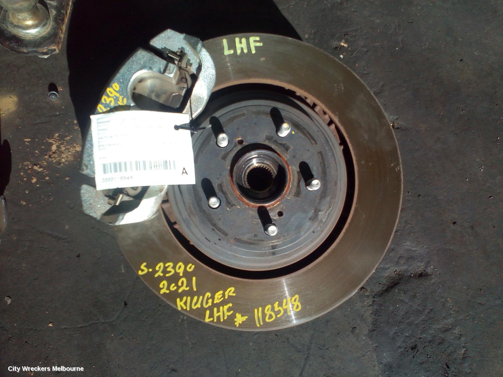 TOYOTA KLUGER LEFT FRONT HUB ASSEMBLY, GSU70/GSU75, 03/2021 ONWARDS