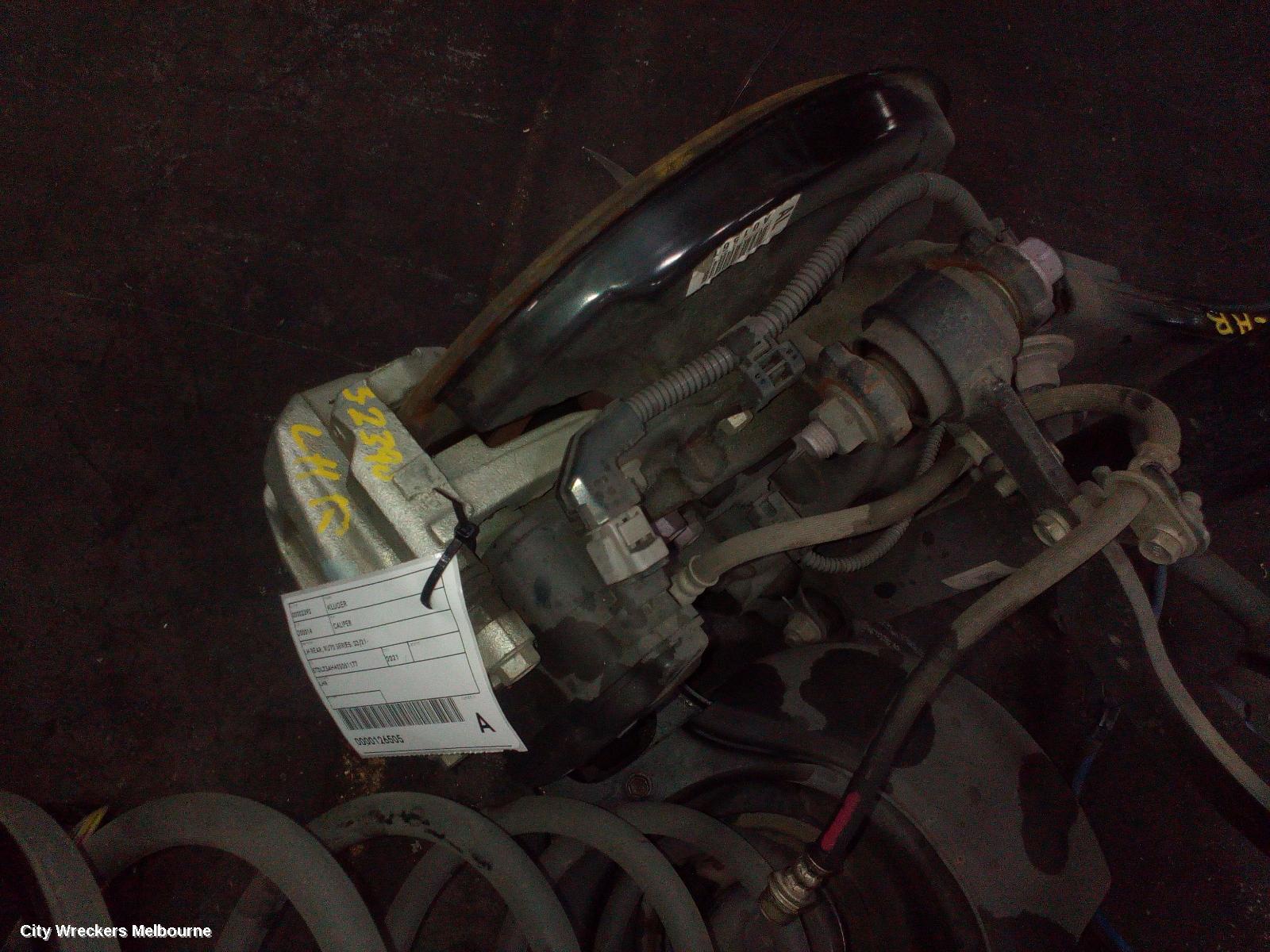 TOYOTA KLUGER CALIPER, LH REAR, XU70 SERIES, 03/2021 ONWARDS