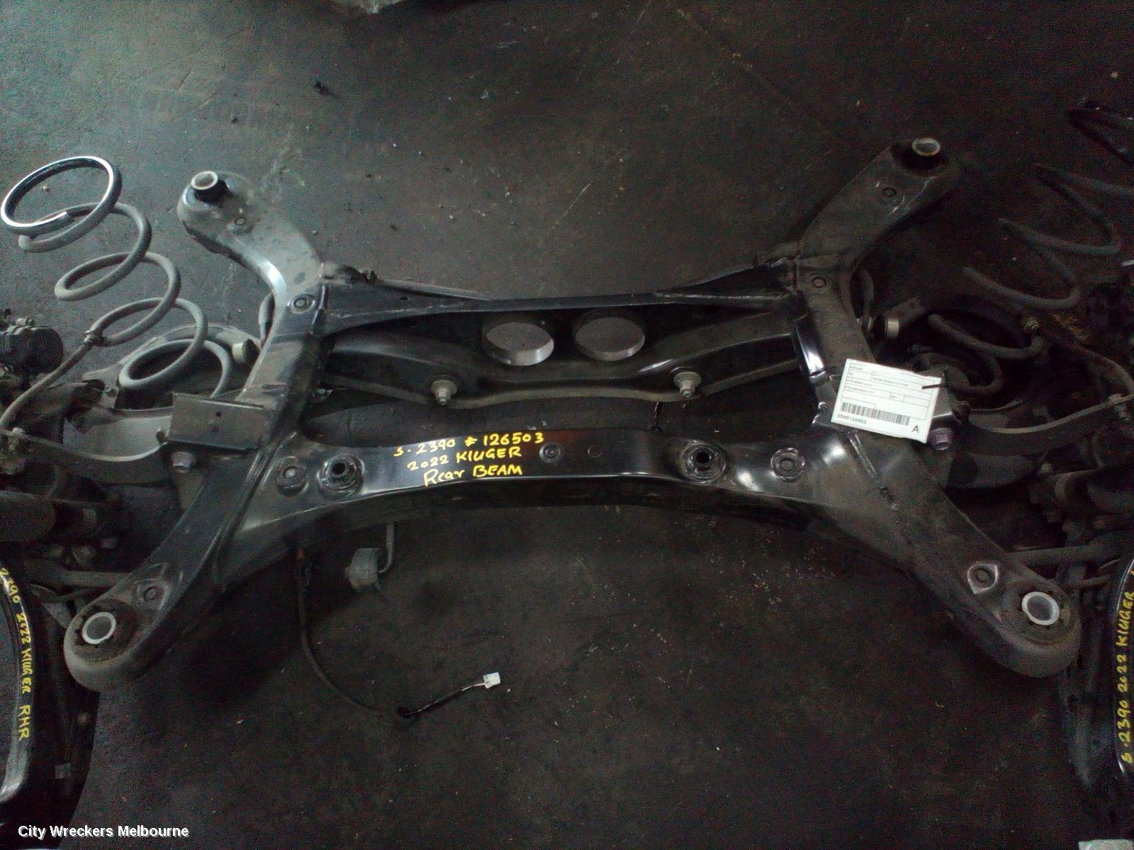 TOYOTA KLUGER R BEAM/CRADLE/XMEMBR, XU70 SERIES, 03/2021 ONWARDS