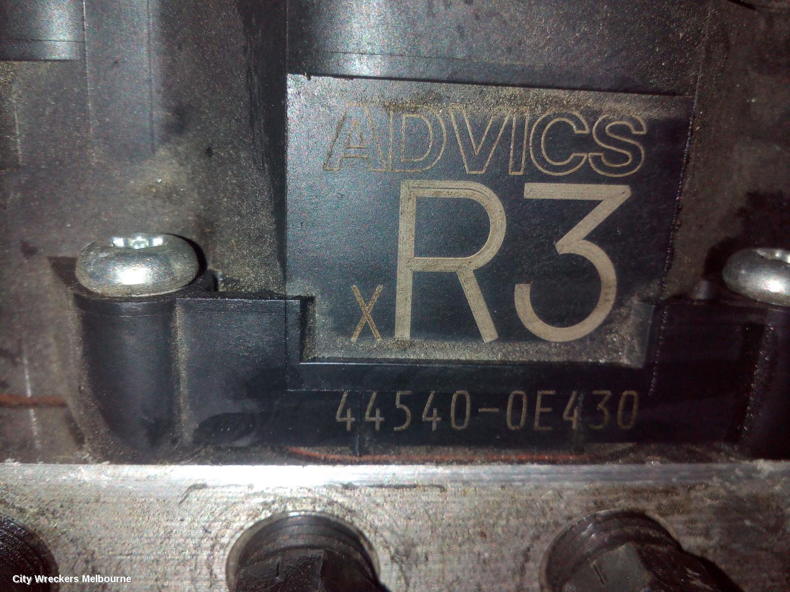TOYOTA KLUGER ABS PUMP/MODULATOR, STANDARD (NON HYBRID), XU70 SERIES, 03/2021 ONWARDS