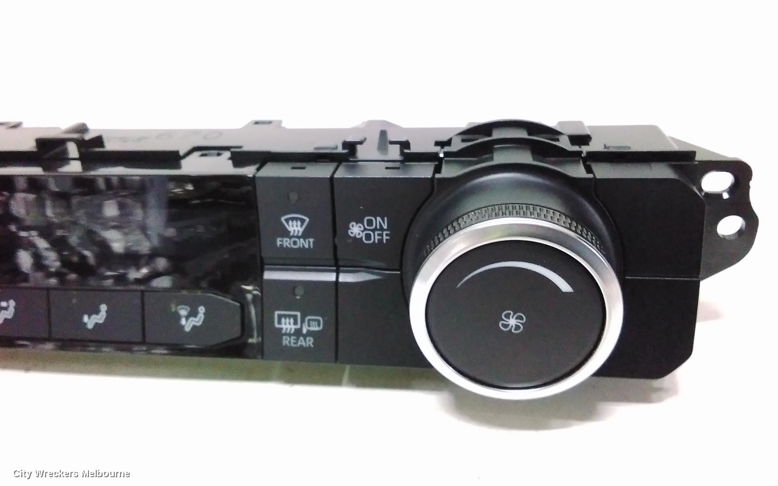 TOYOTA KLUGER HEATER/AC CONTROLS, XU70 SERIES, STANDARD TYPE (FRONT), 03/2021 ONWARDS