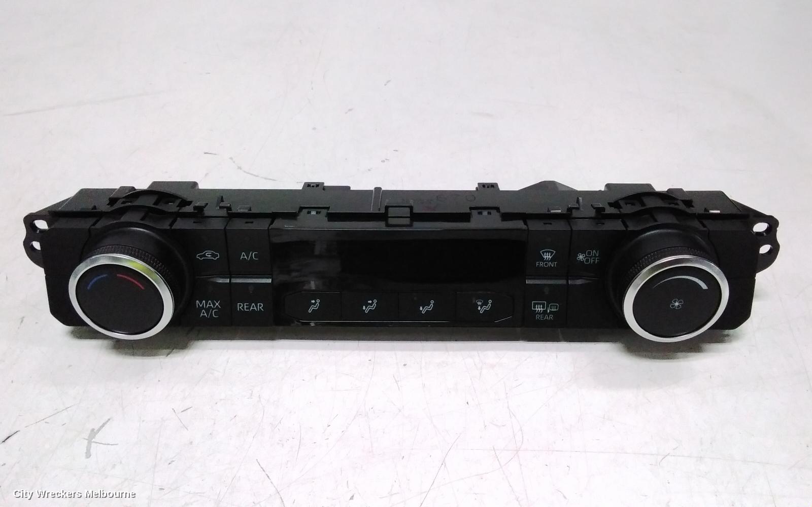 TOYOTA KLUGER HEATER/AC CONTROLS, XU70 SERIES, STANDARD TYPE (FRONT), 03/2021 ONWARDS
