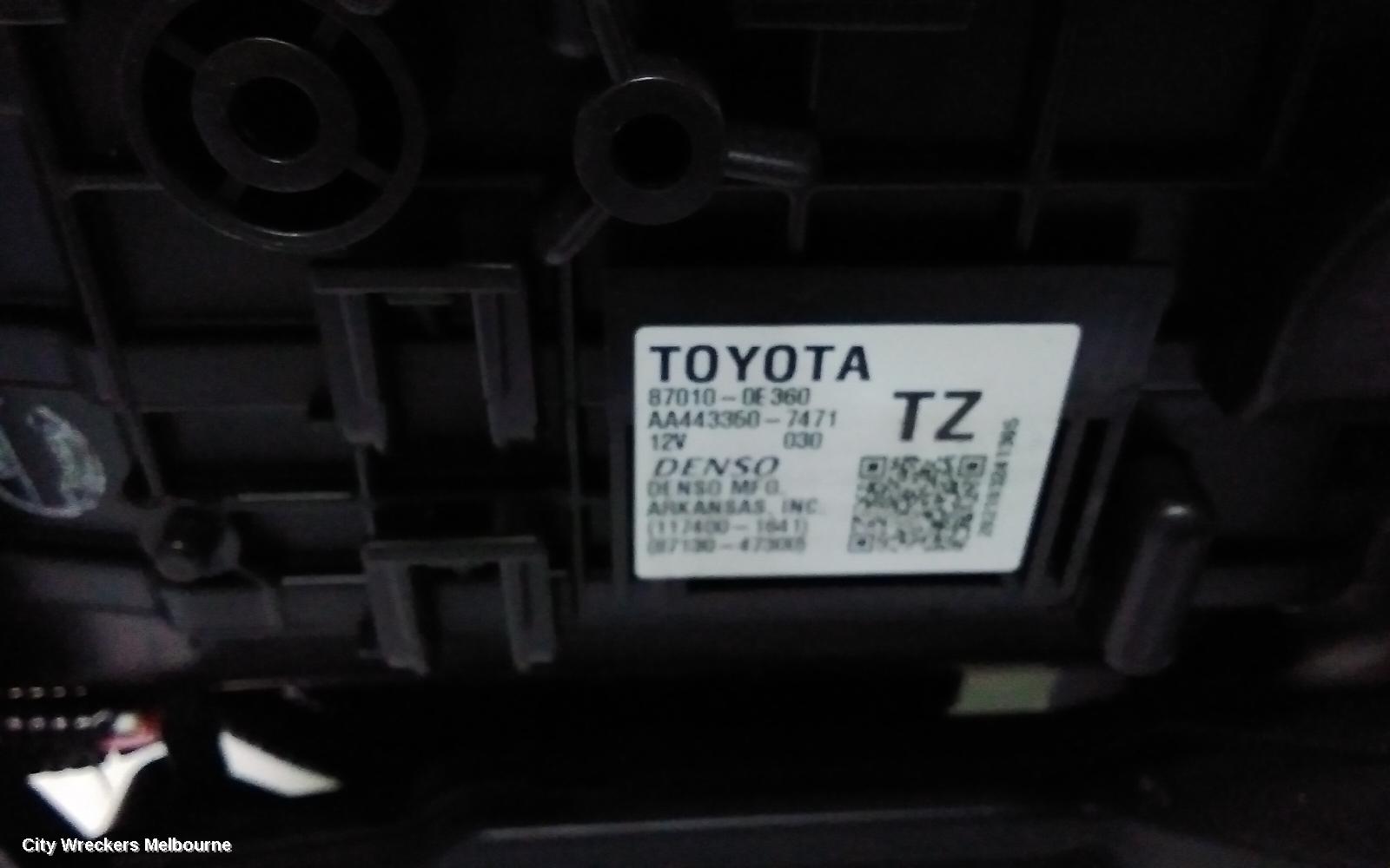 TOYOTA KLUGER HEATER CORE/BOX, XU70 SERIES, FRONT, 03/2021 ONWARDS