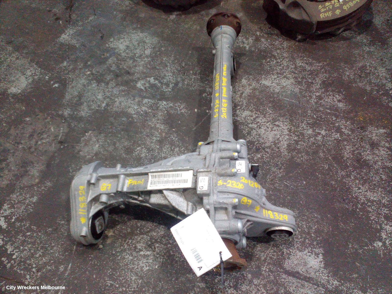 AUDI Q7 DIFFERENTIAL CENTRE, FRONT, 3.0, 4L, DIESEL, 09/2010 - 08/2015