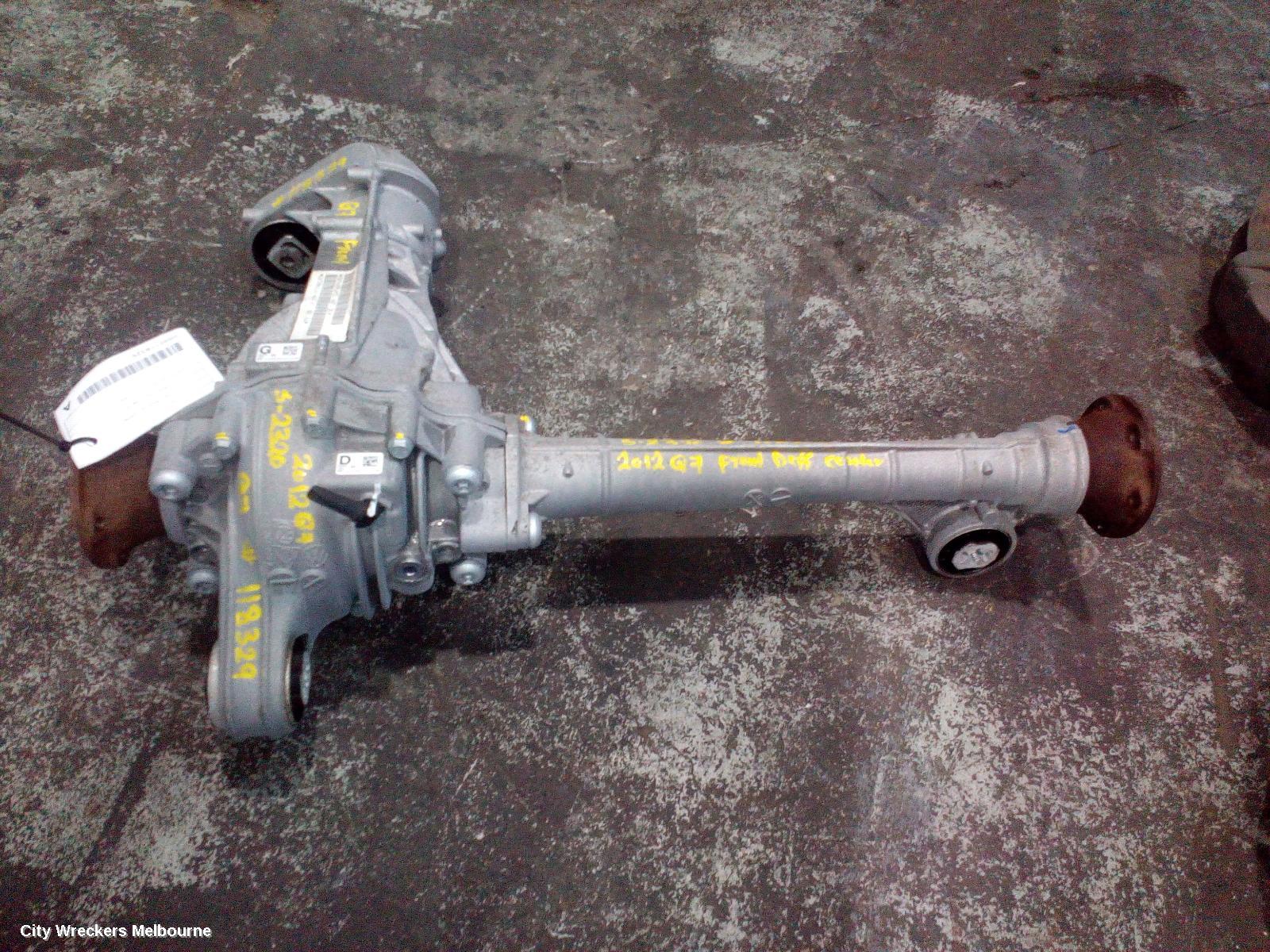 AUDI Q7 DIFFERENTIAL CENTRE, FRONT, 3.0, 4L, DIESEL, 09/2010 - 08/2015
