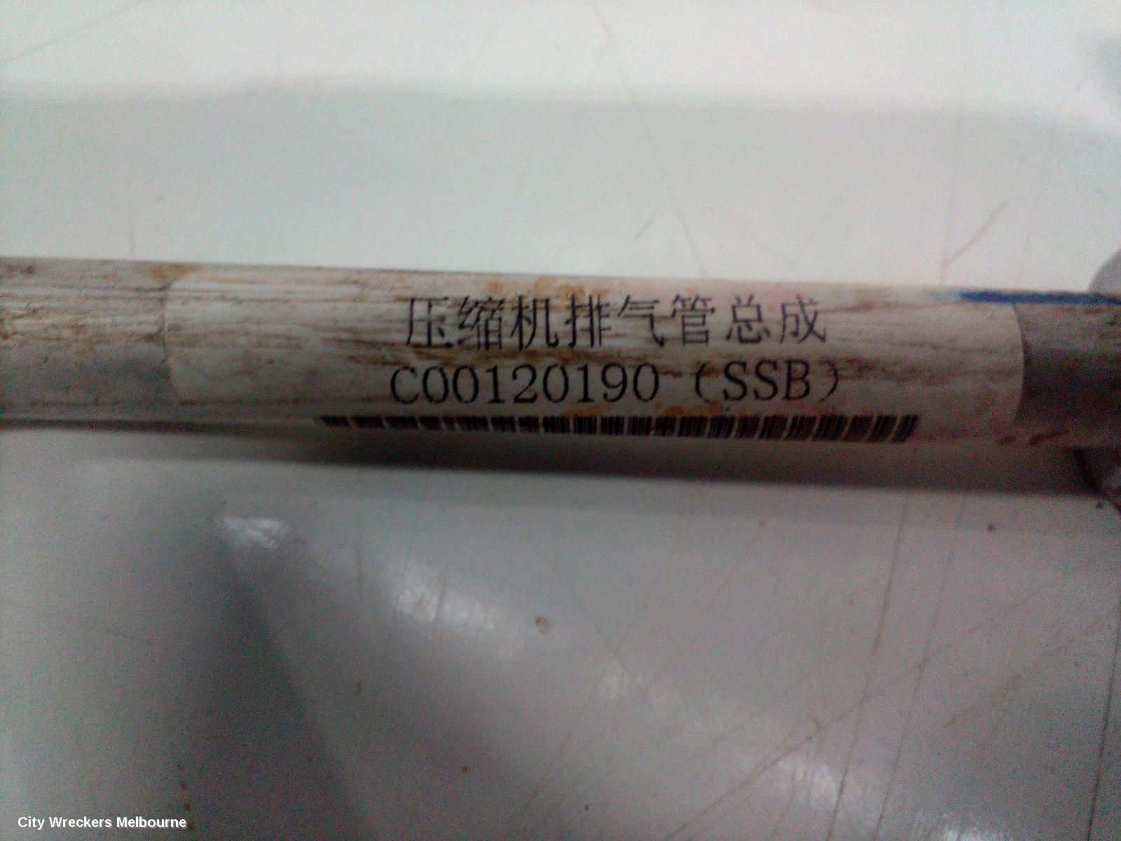 LDV G10 A/C HOSES, SV7A/SV7C, WAGON/VAN, 04/2015 ONWARDS