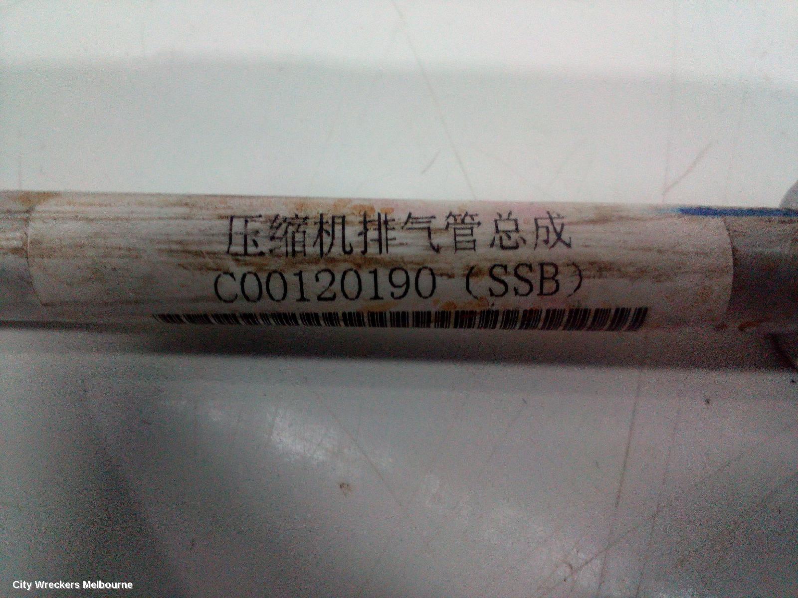 LDV G10 A/C HOSES, SV7A/SV7C, WAGON/VAN, 04/2015 ONWARDS